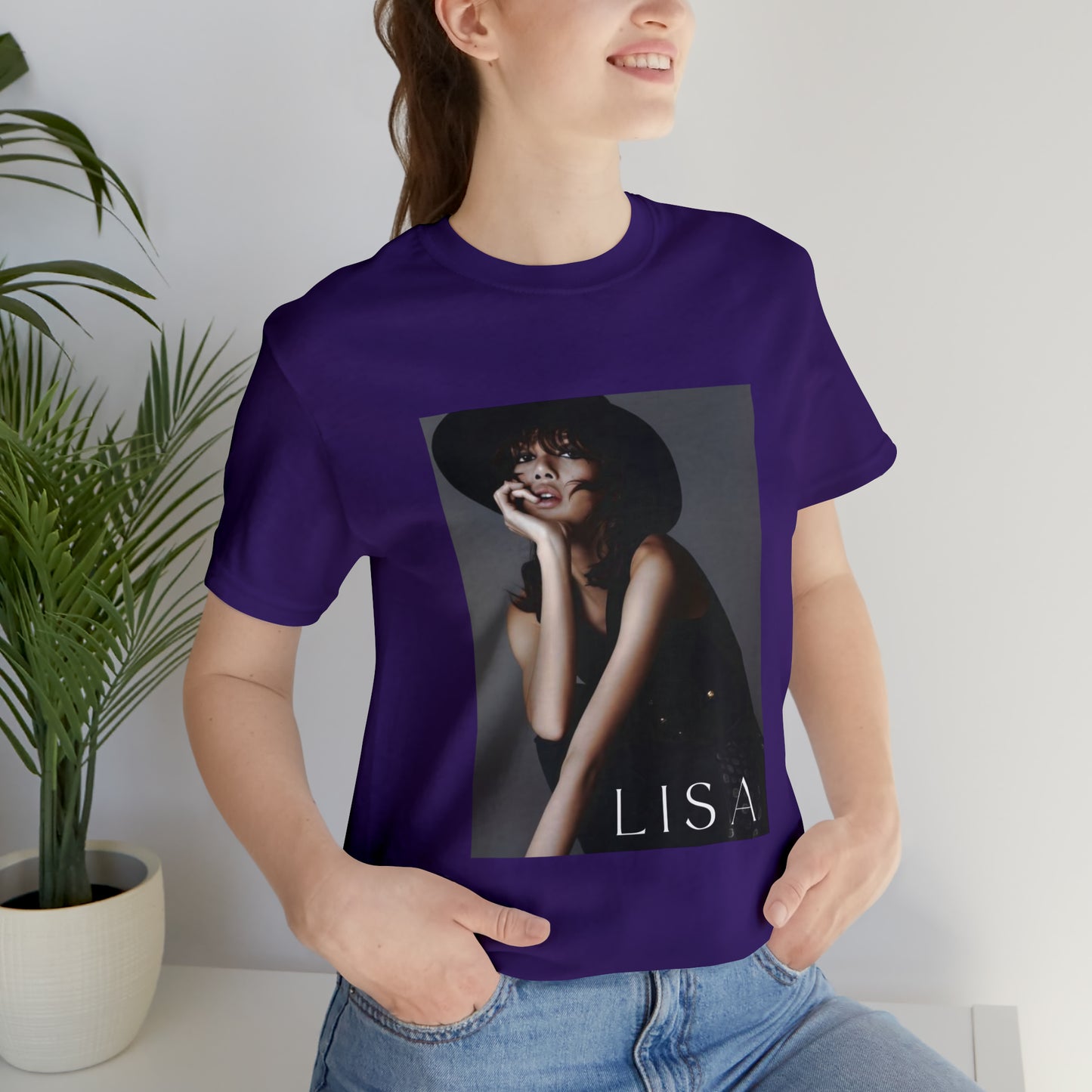 Kpop Girlband Lalisa Blinks Unisex Jersey Short Sleeve Tee