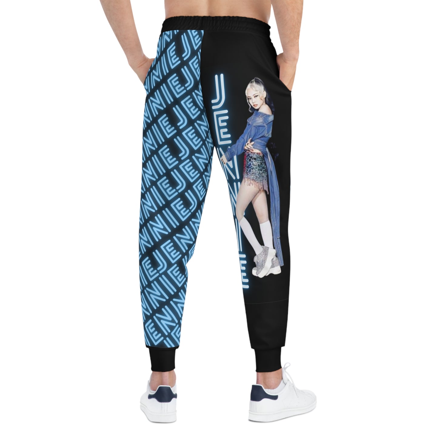 Kpop Sweatpants Girlband Jennie Blinks Custom Unisex Athletic Joggers (AOP)