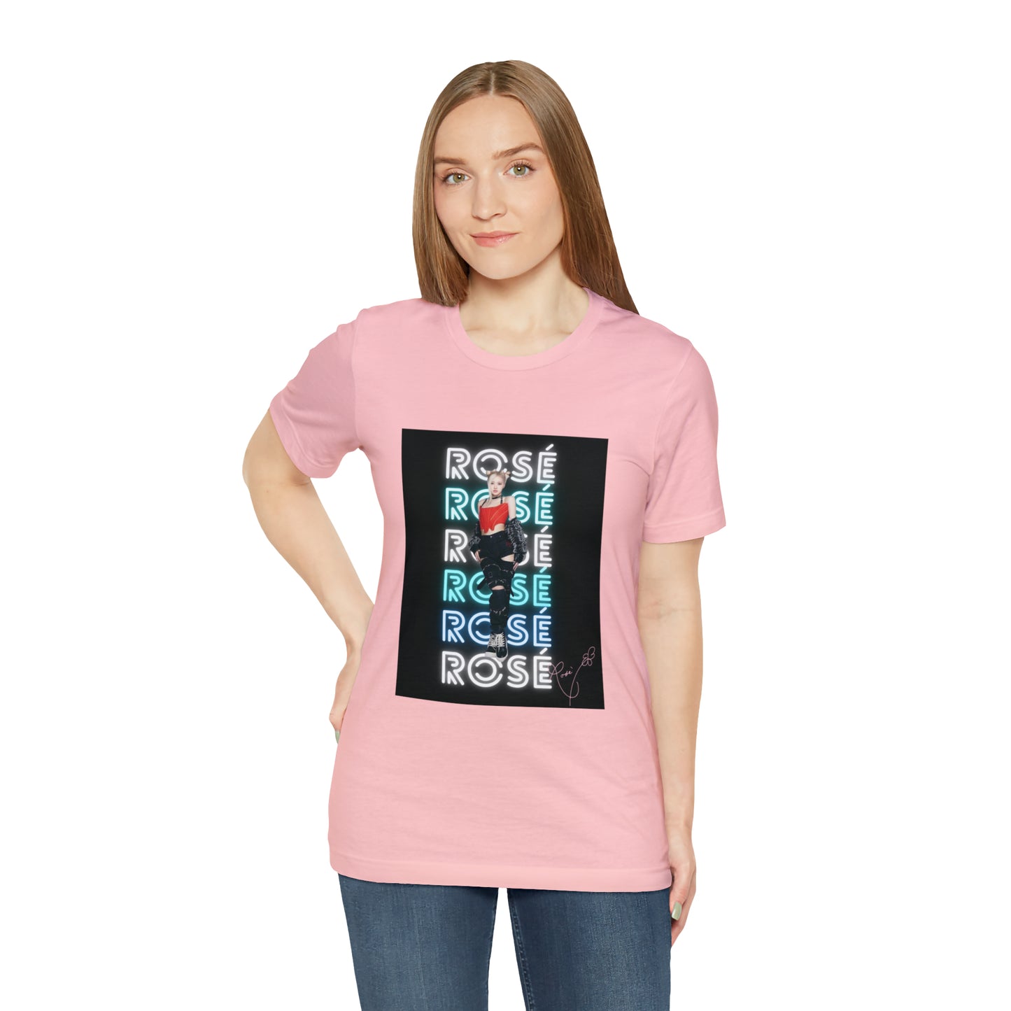 Kpop Girlband Rosé Blinks Unisex Jersey Short Sleeve Tee