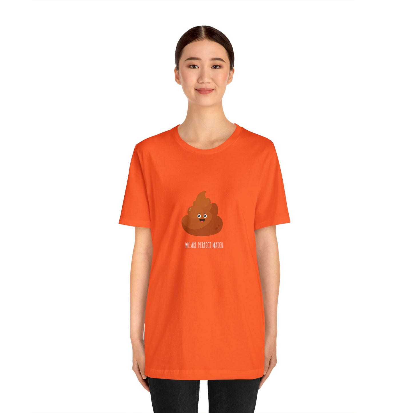 Funny Couple Shirts Perfect Match Unisex Jersey Short Sleeve Tee