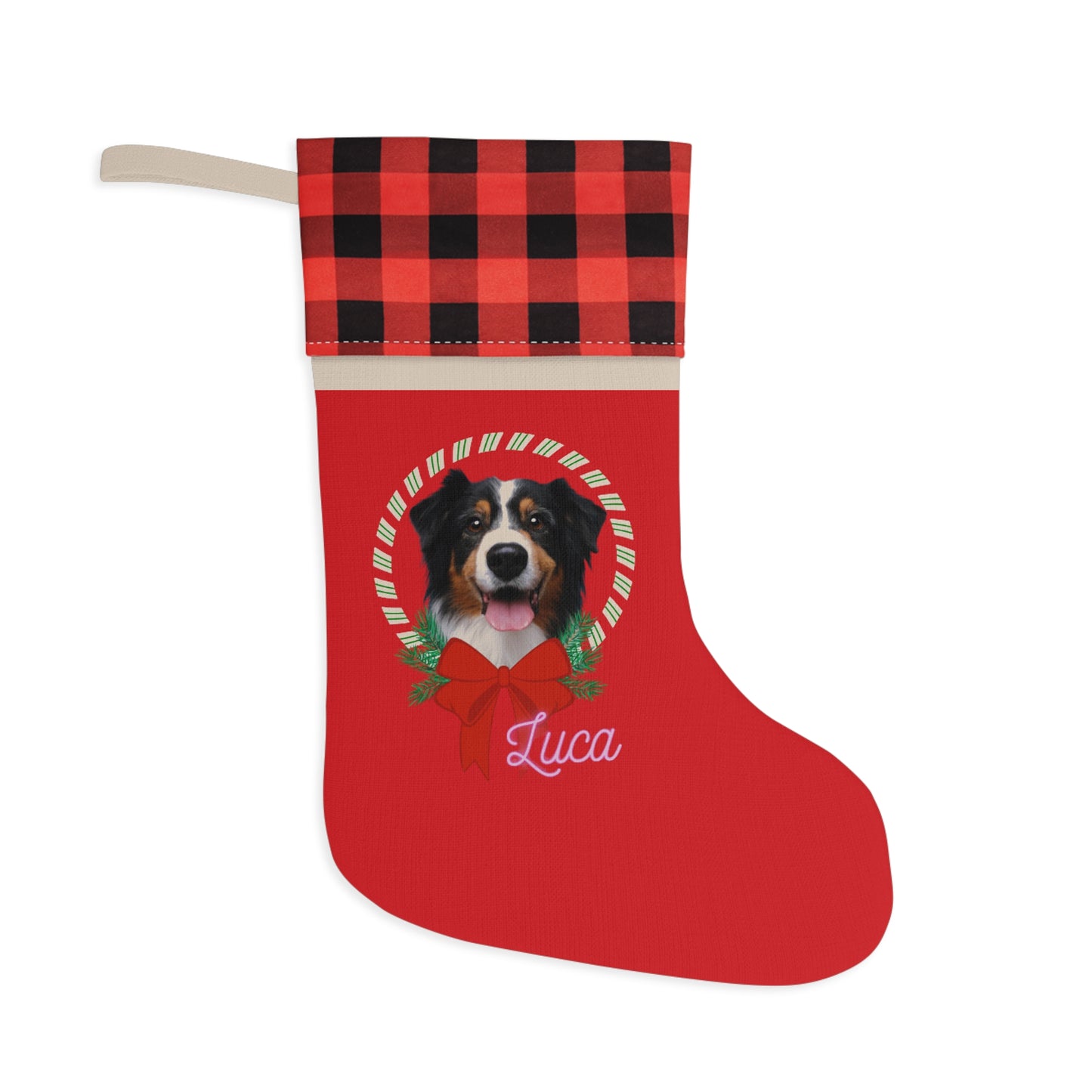 Custom Pet Dog Christmas Stocking Home Decor Accessories Animals Lover Gifts