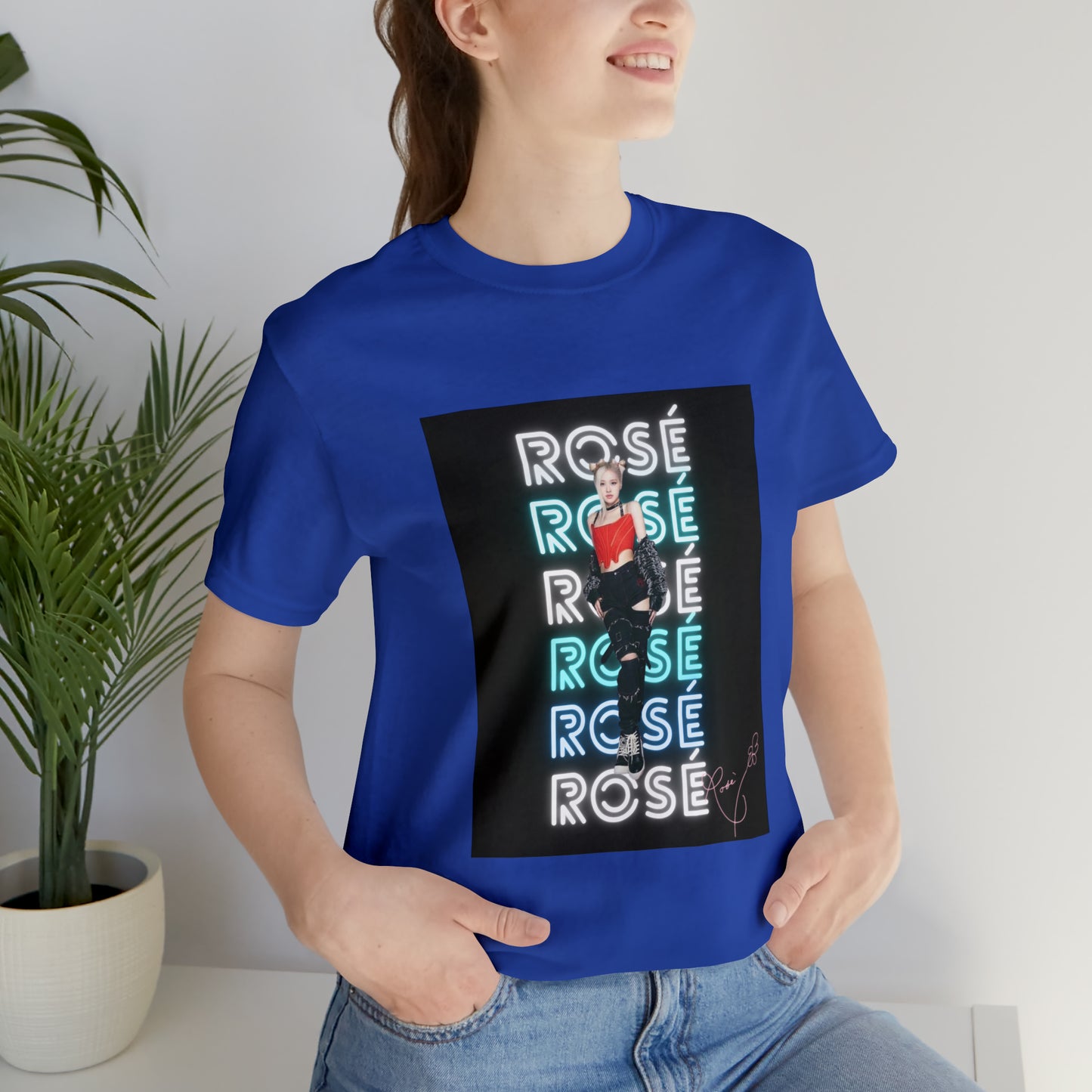 Kpop Girlband Rosé Blinks Unisex Jersey Short Sleeve Tee