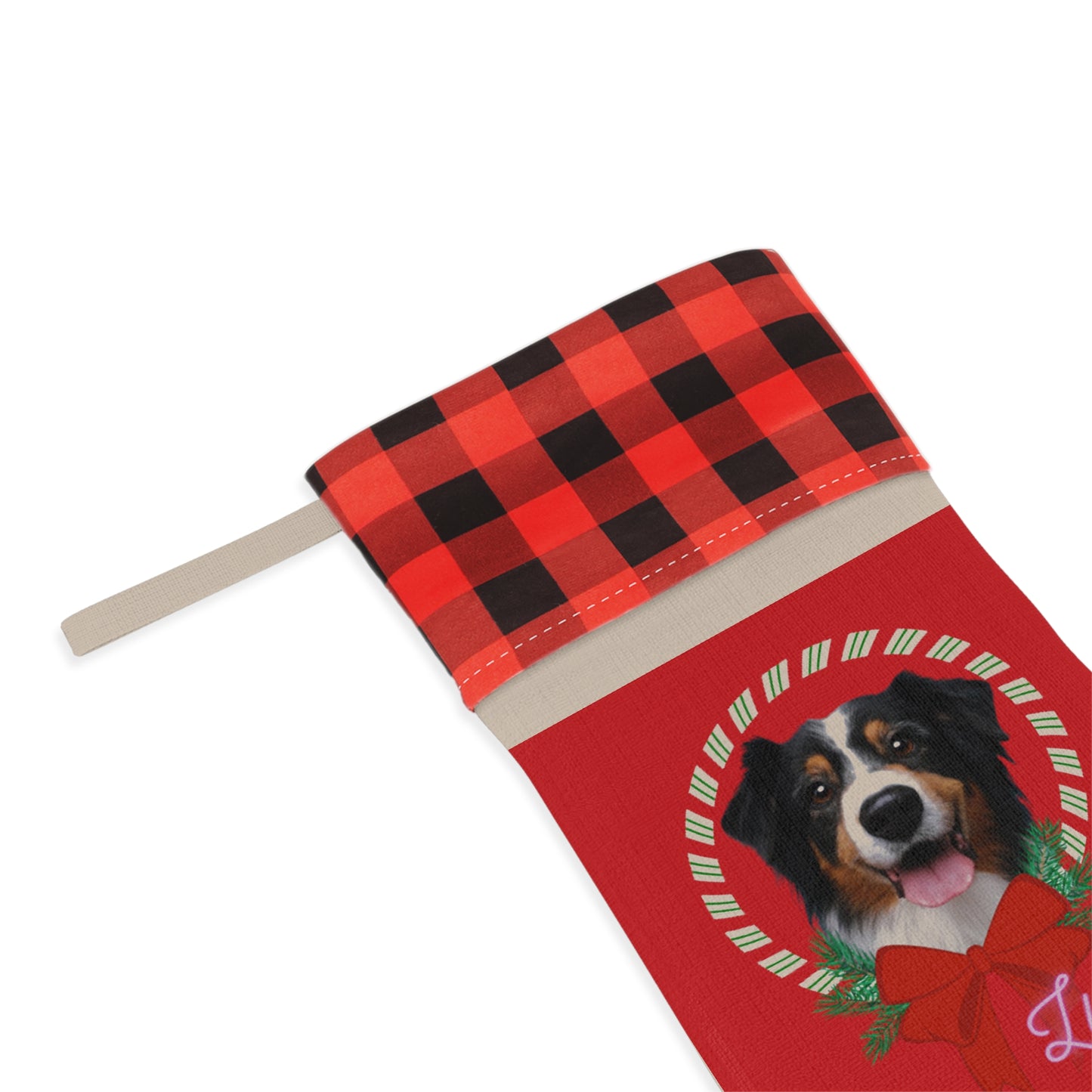 Custom Pet Dog Christmas Stocking Home Decor Accessories Animals Lover Gifts
