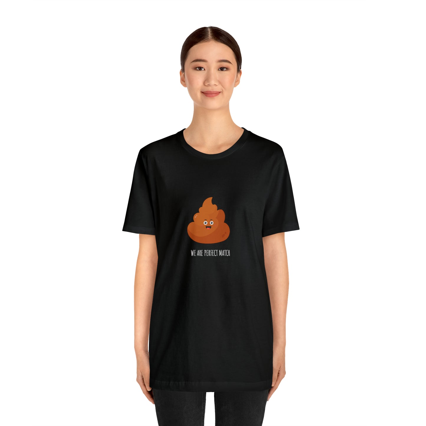Funny Couple Shirts Perfect Match Unisex Jersey Short Sleeve Tee