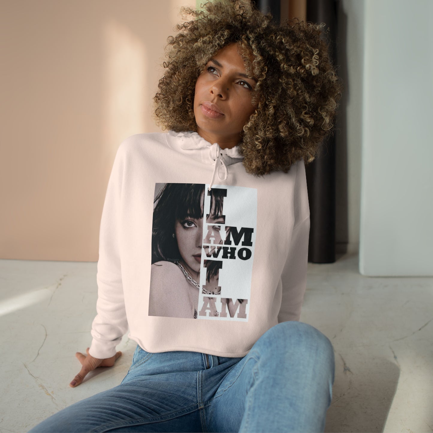 Kpop Girlband Lisa Blinks Crop Hoodie