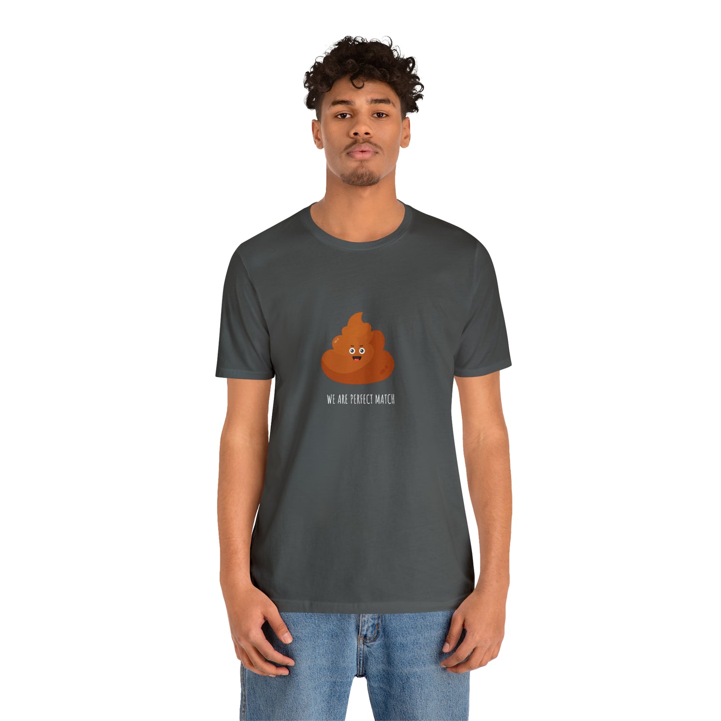 Funny Couple Shirts Perfect Match Unisex Jersey Short Sleeve Tee