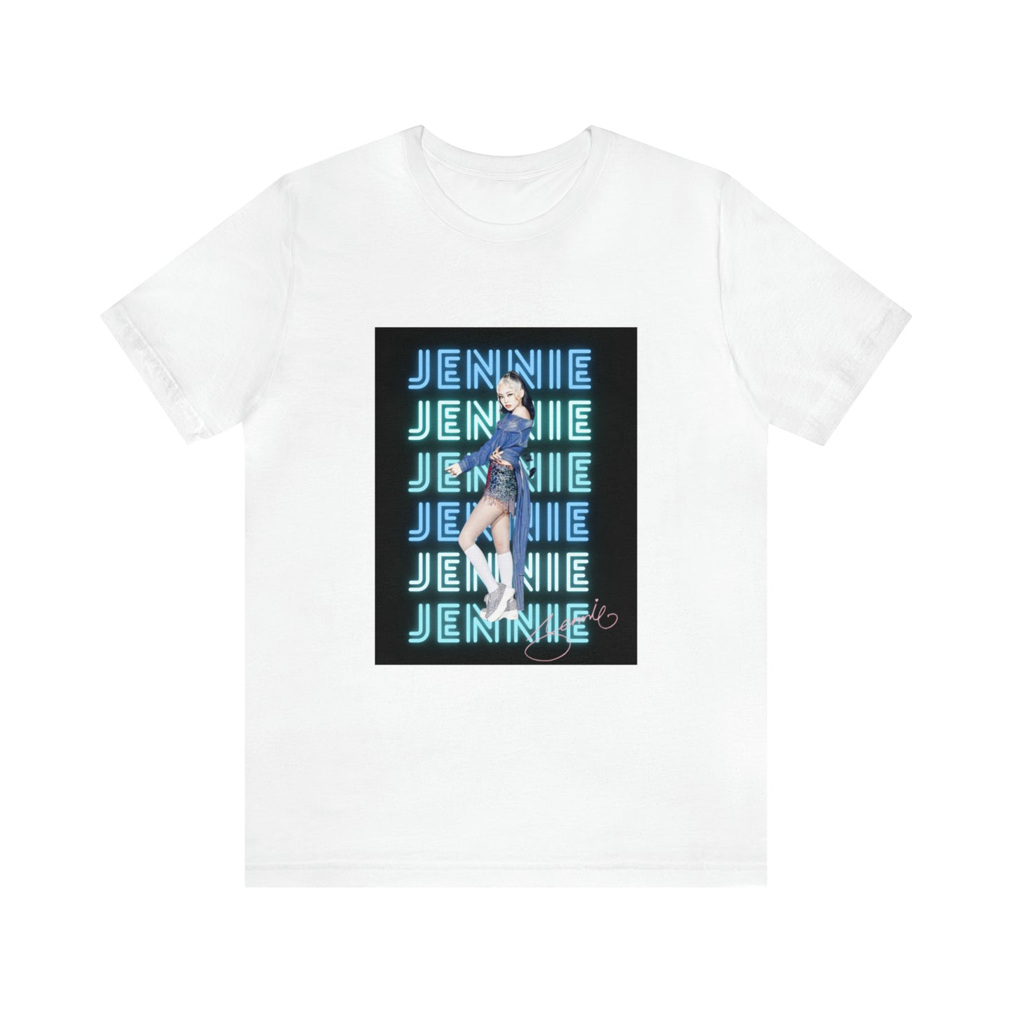 Kpop Custom Shirt Jennie Blinks Unisex Jersey Short Sleeve Tee