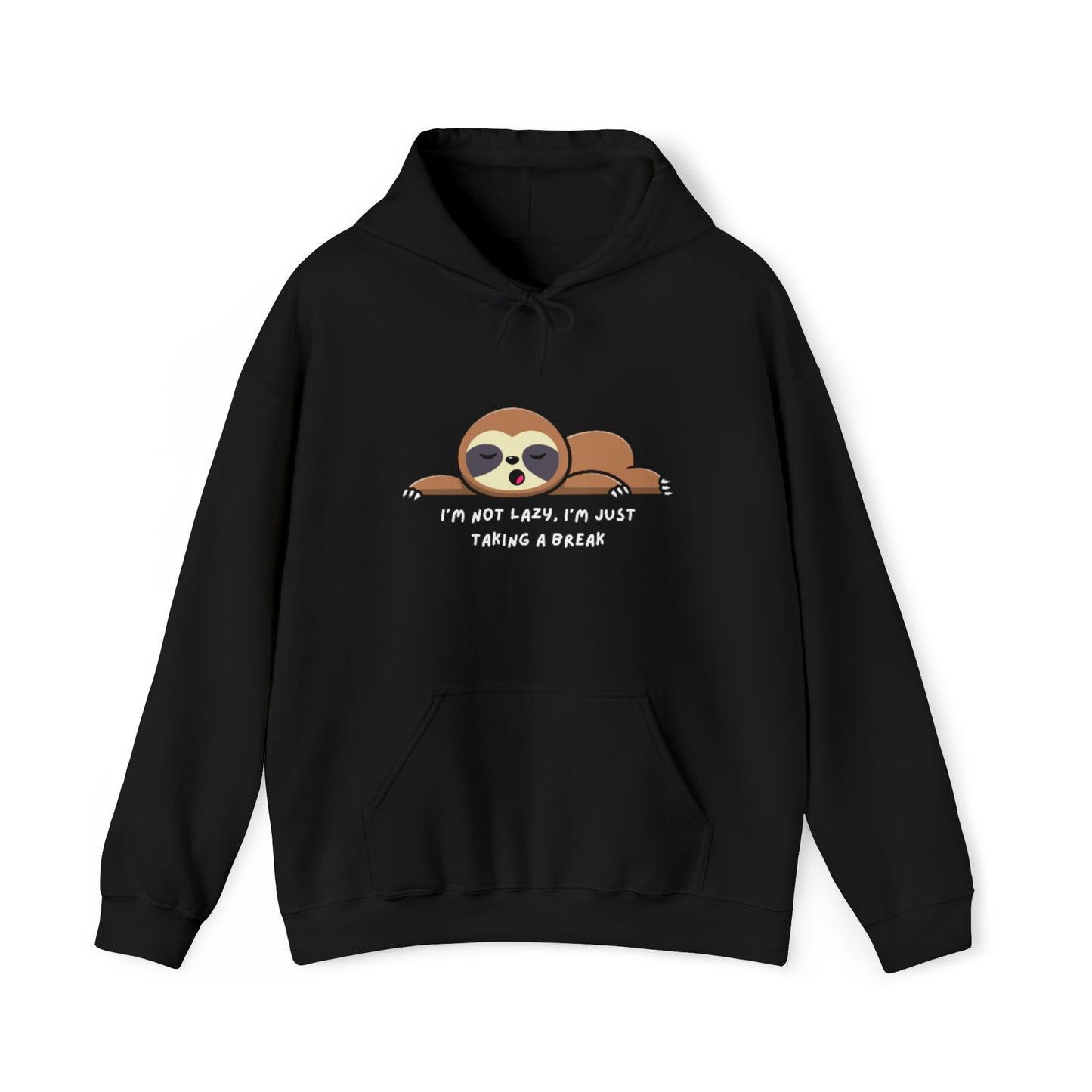 Sloth Image Funny Statement Unisex Heavy Blend™ Hooded Sweatshirt