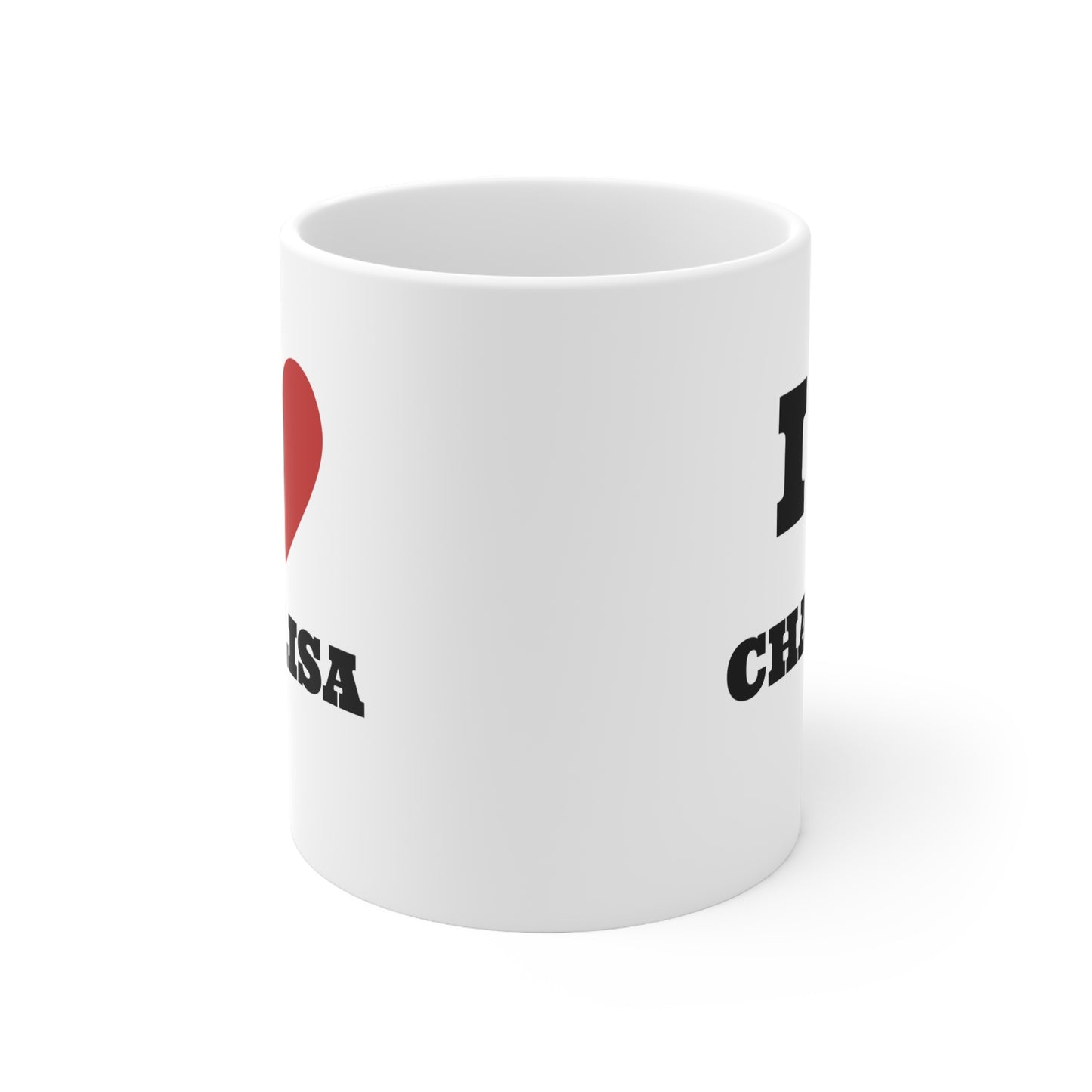 I love Chaelisa Kpop Blinks White Ceramic Coffee Mug 11oz