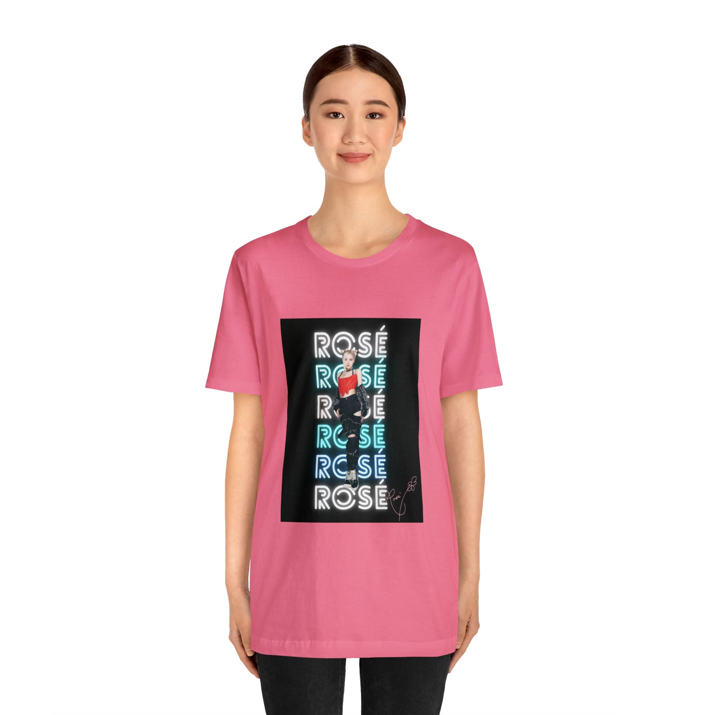 Kpop Girlband Rosé Blinks Unisex Jersey Short Sleeve Tee