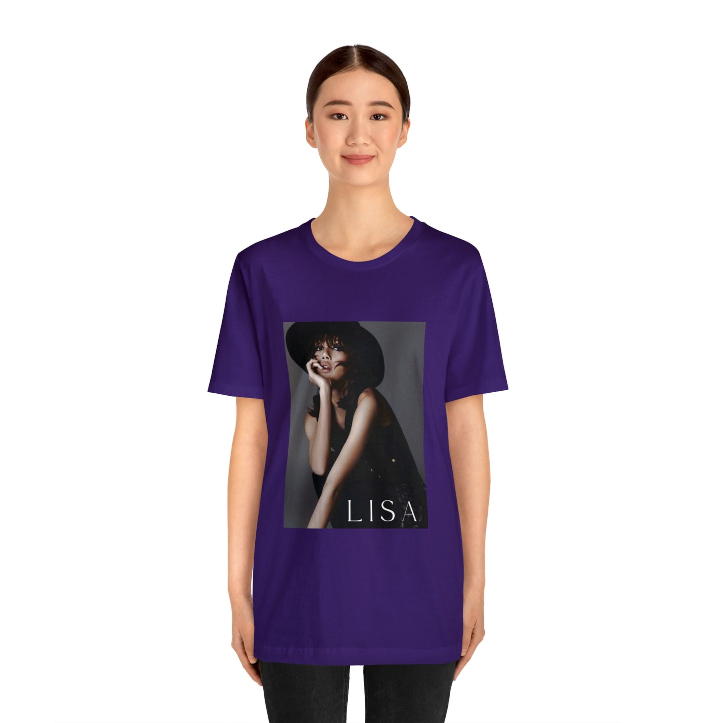 Kpop Girlband Lalisa Blinks Unisex Jersey Short Sleeve Tee