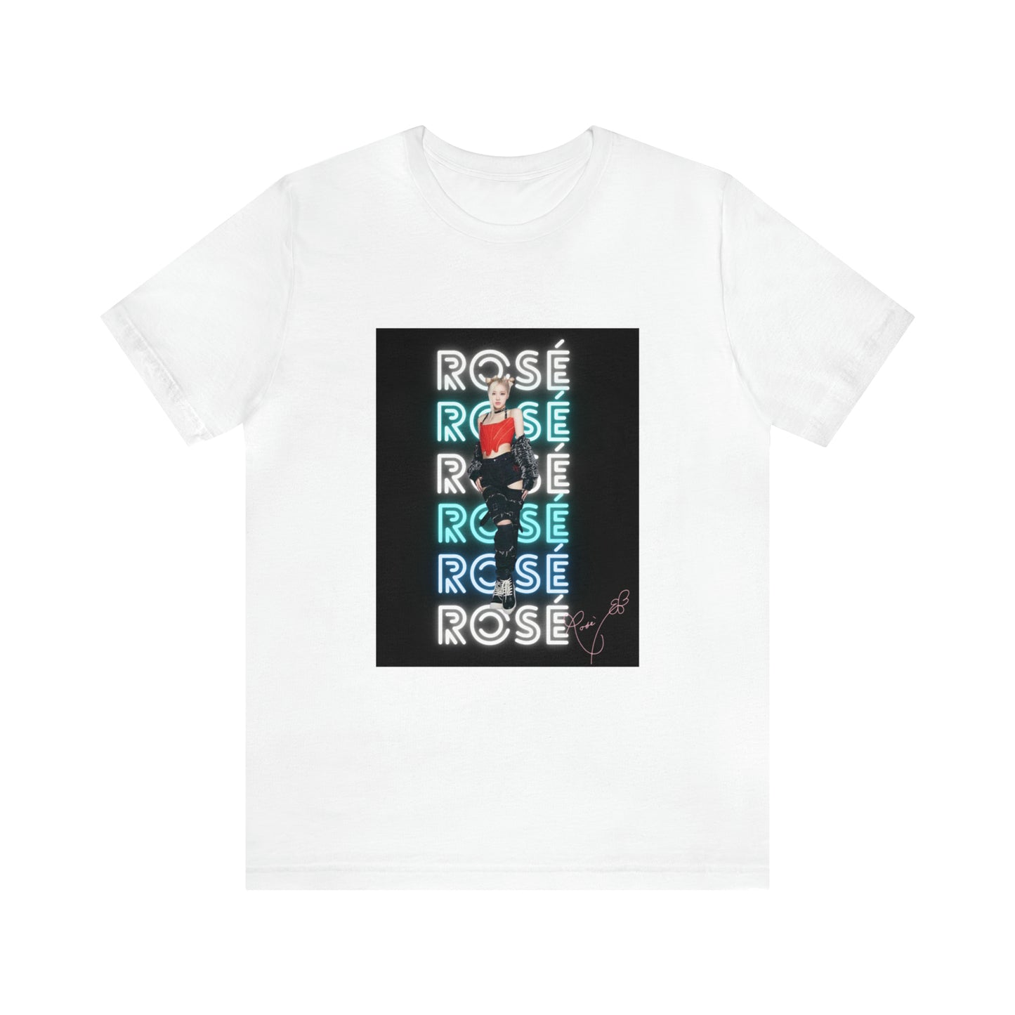 Kpop Girlband Rosé Blinks Unisex Jersey Short Sleeve Tee