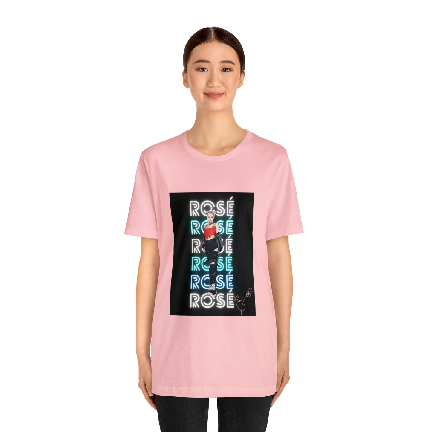 Kpop Girlband Rosé Blinks Unisex Jersey Short Sleeve Tee
