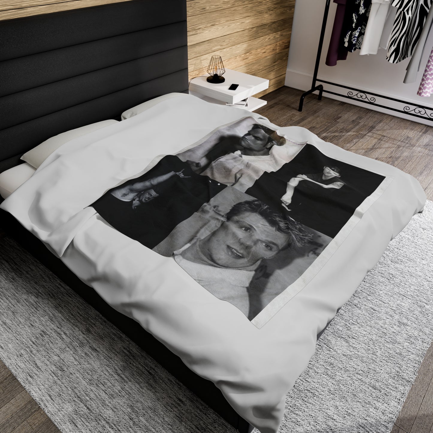 American Boyband Nick Carter Velveteen Plush Blanket