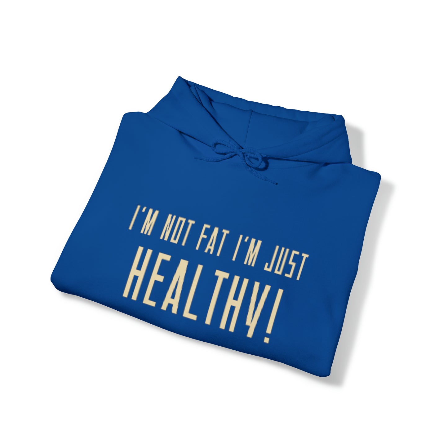 Funny Statement I'm not Fat Unisex Heavy Blend™ Hooded Sweatshirt