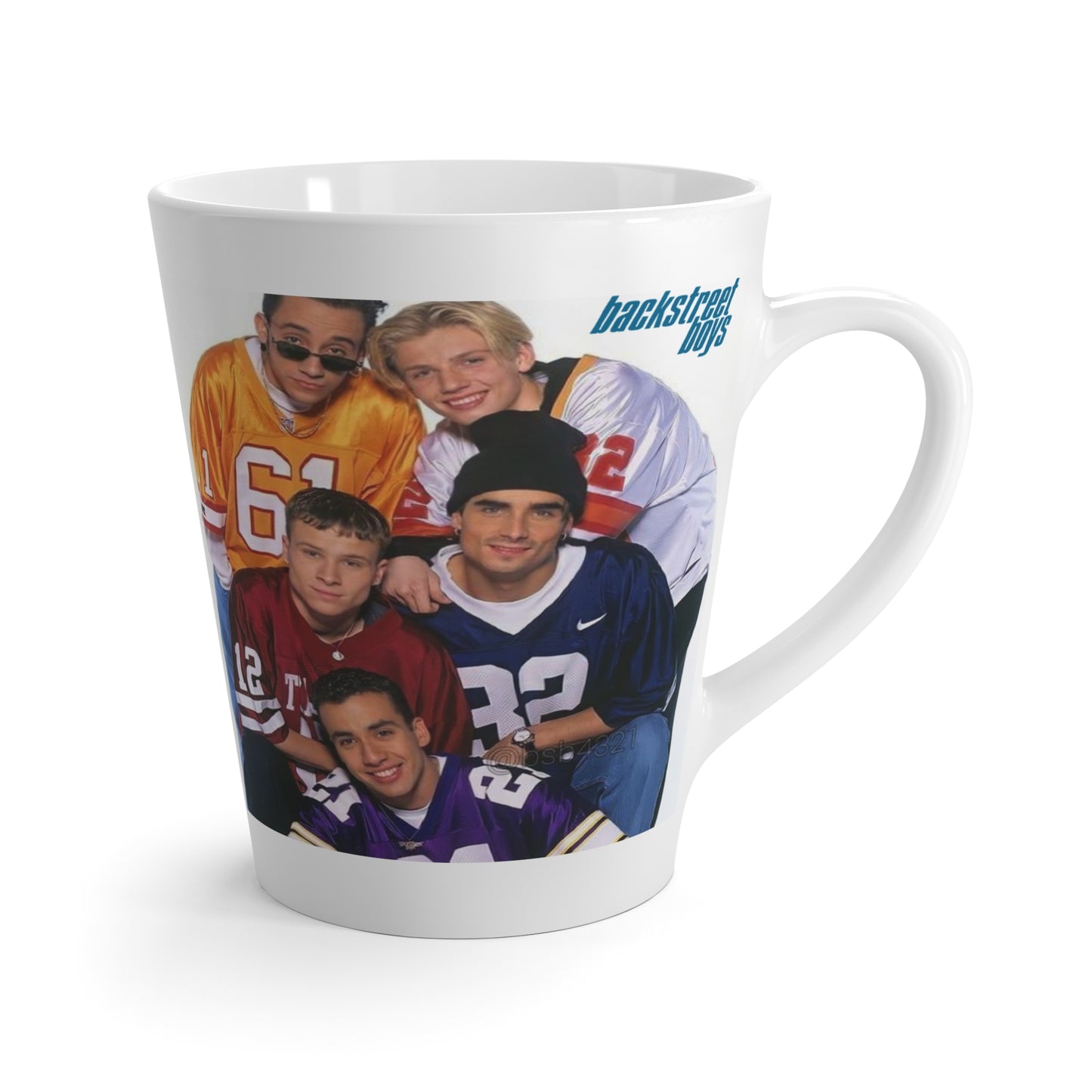 American Boyband 12oz Latte White Ceramic Coffee Mug