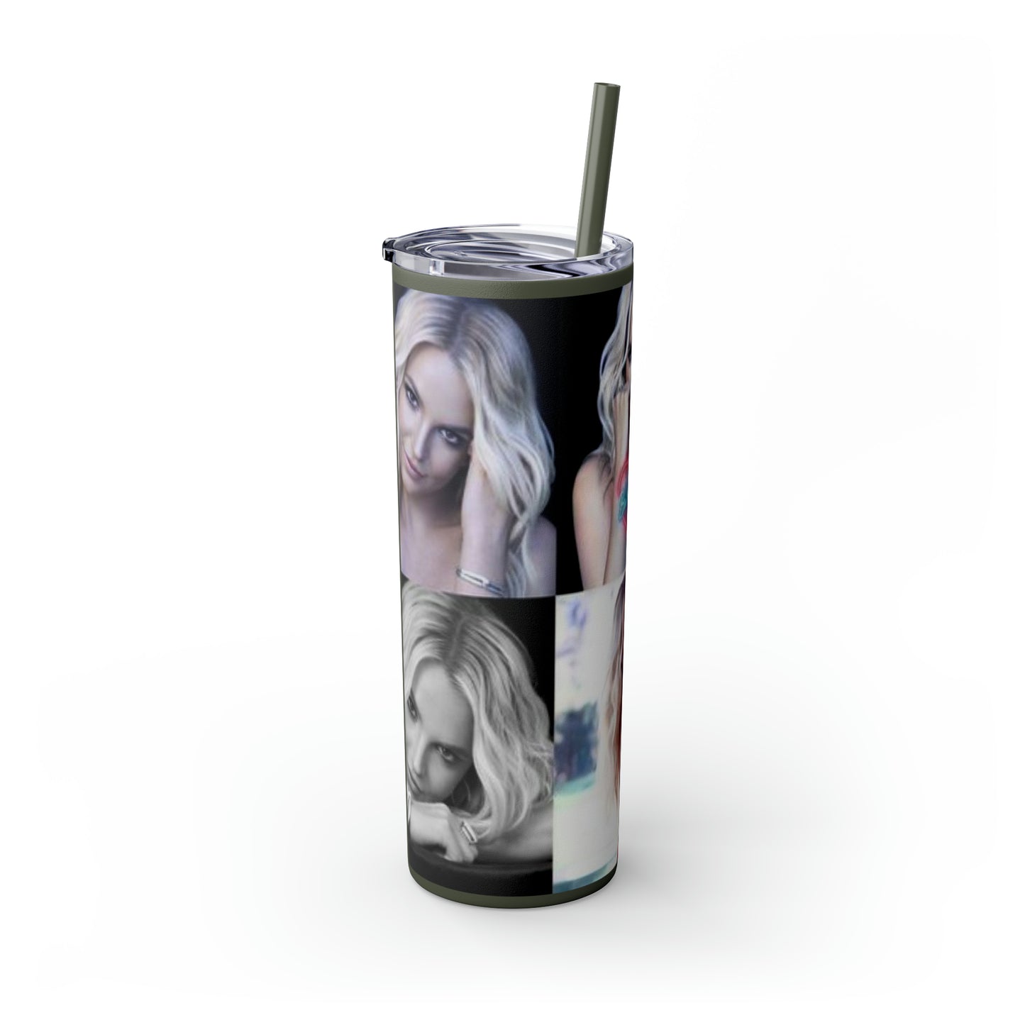 American PopStar Britney Spears Skinny Tumbler 20oz