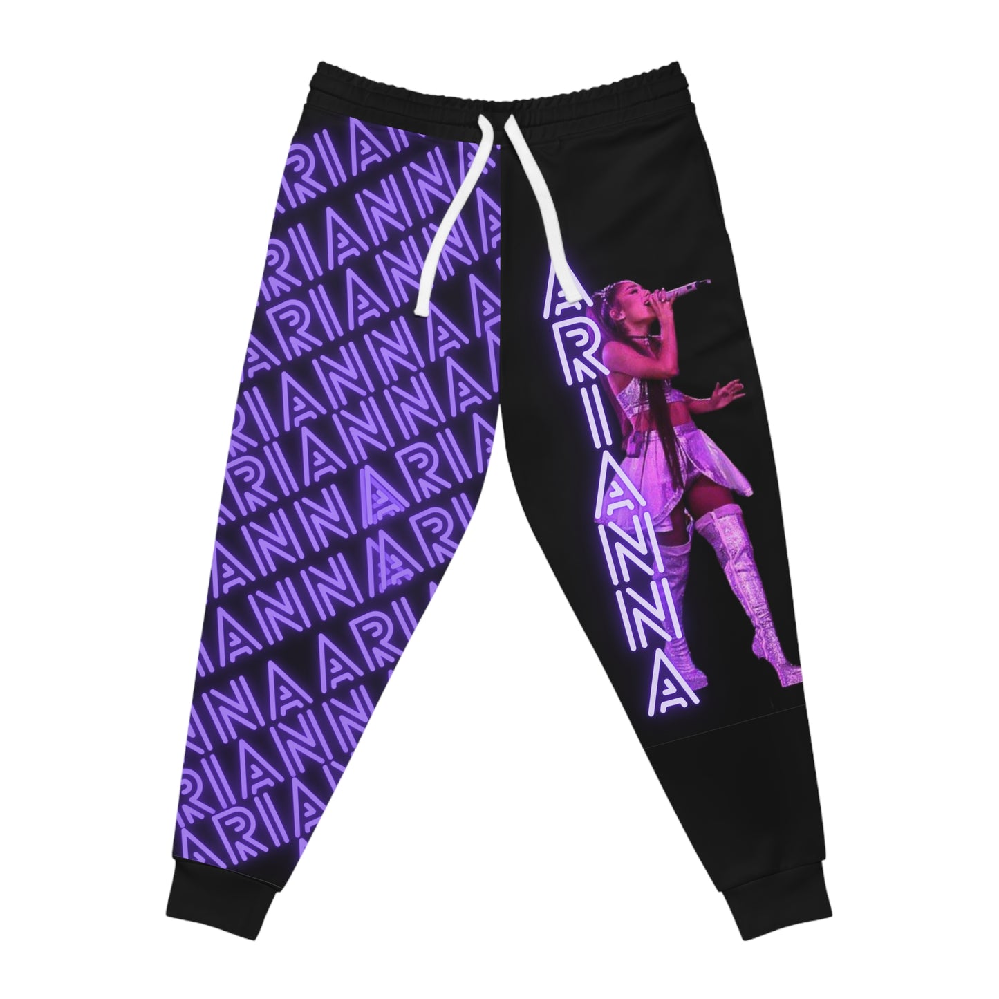 American Singer Ariana Grande Custom Unisex Athletic Joggers (AOP)