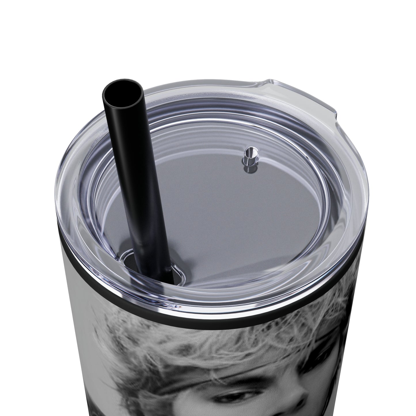 English Rockband Duran-Duran Skinny Tumbler with Straw, 20oz