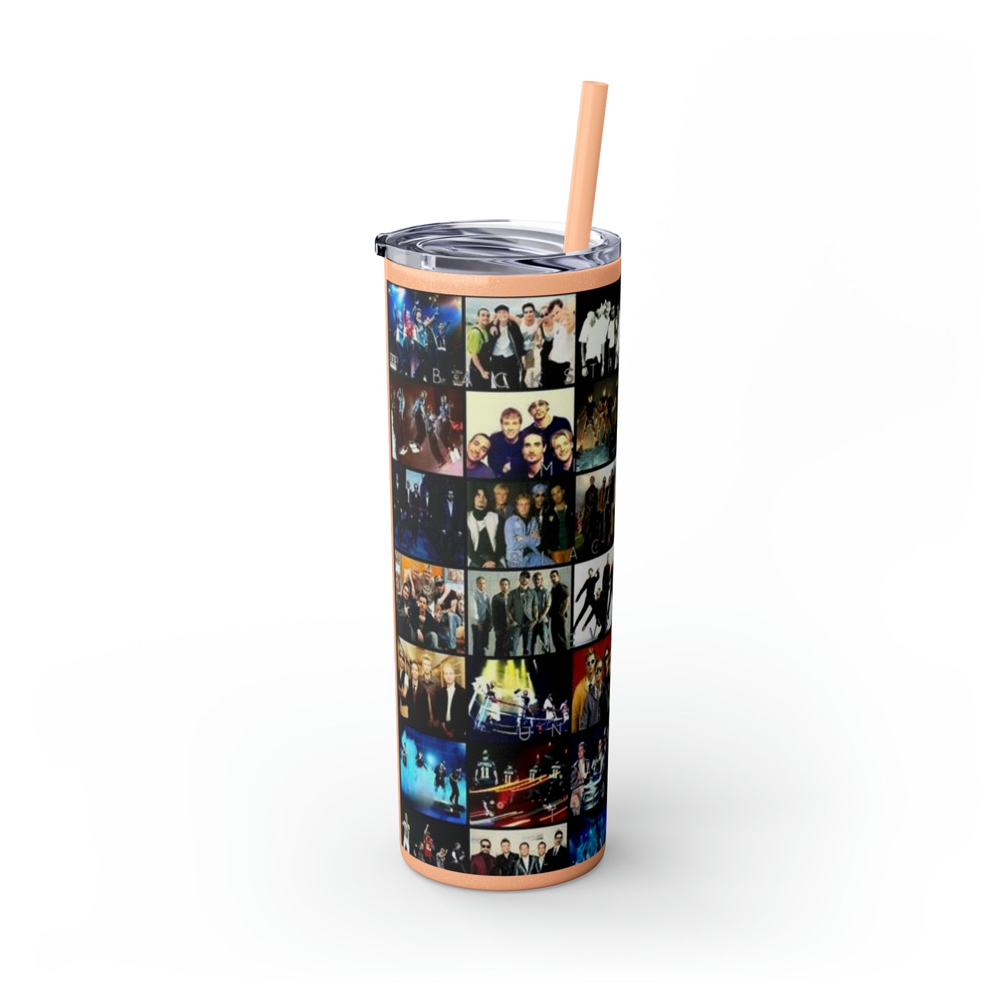 American Boyband Skinny Tumbler with Straw, 20oz