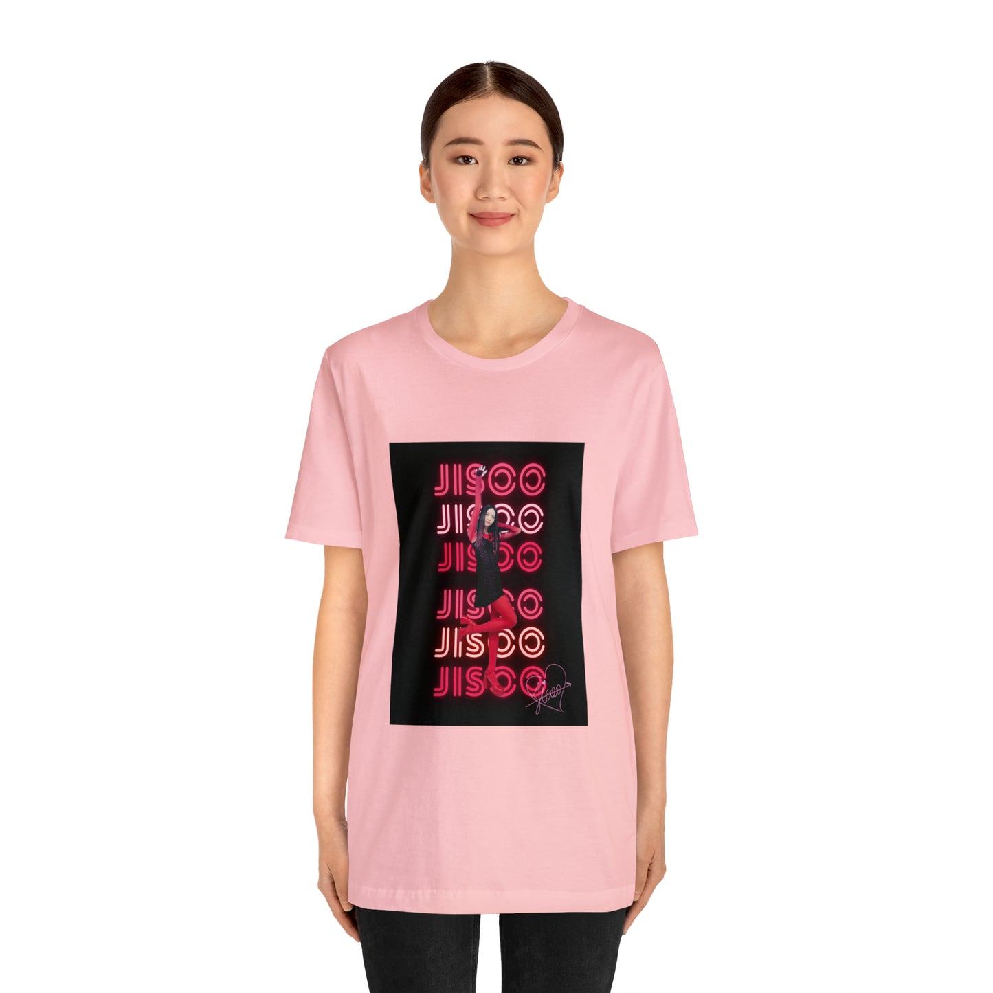 Kpop Girlband Jisoo Blinks Unisex Jersey Short Sleeve Tee