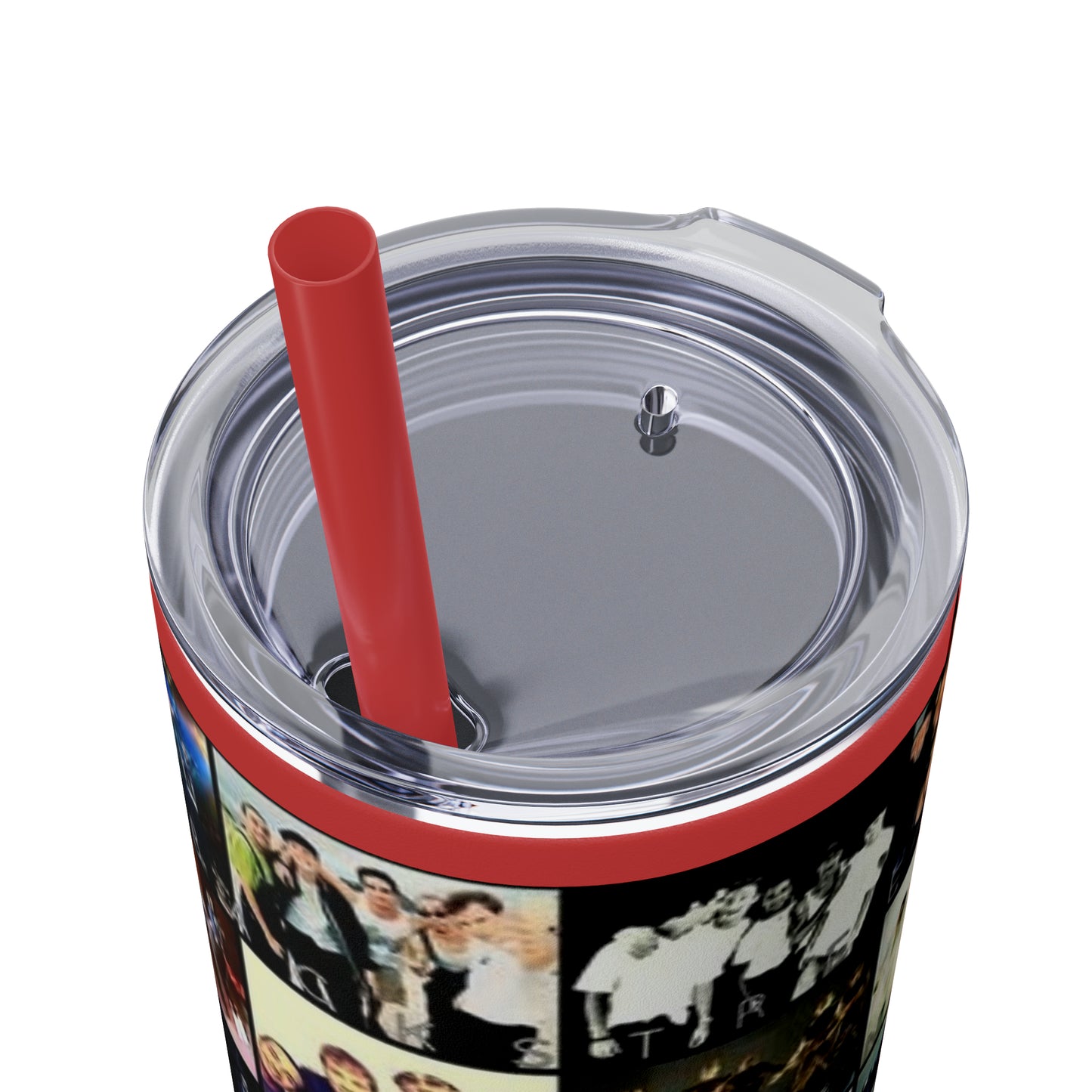 American Boyband Skinny Tumbler with Straw, 20oz