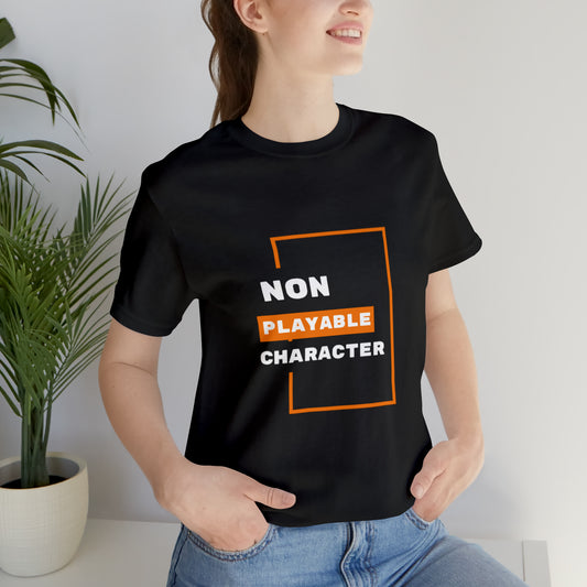 Custom Non Playable Character NPC Unisex Jersey Short Sleeve Tee