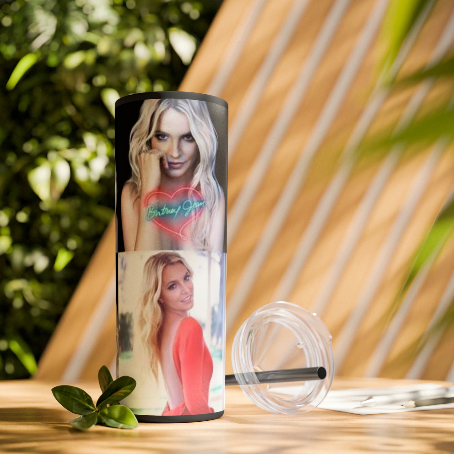 American PopStar Britney Spears Skinny Tumbler 20oz