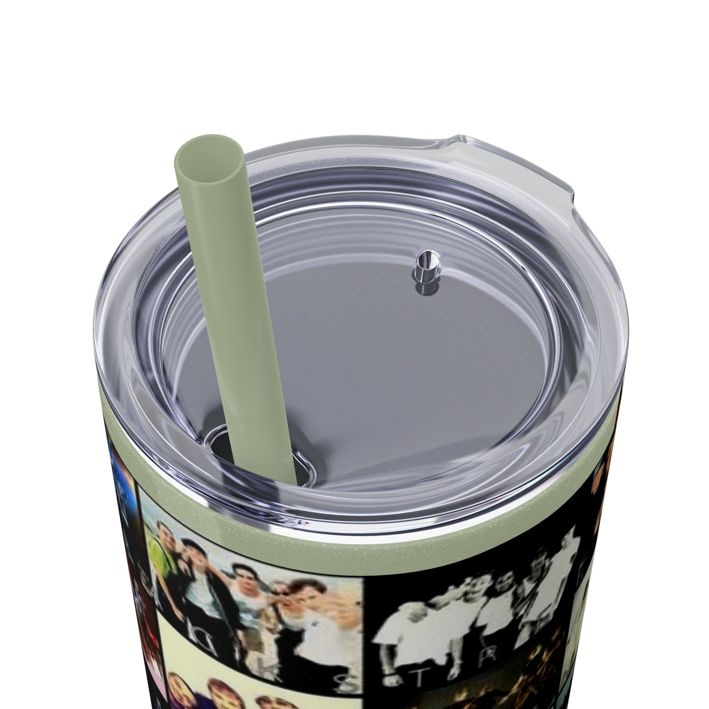 American Boyband Skinny Tumbler with Straw, 20oz