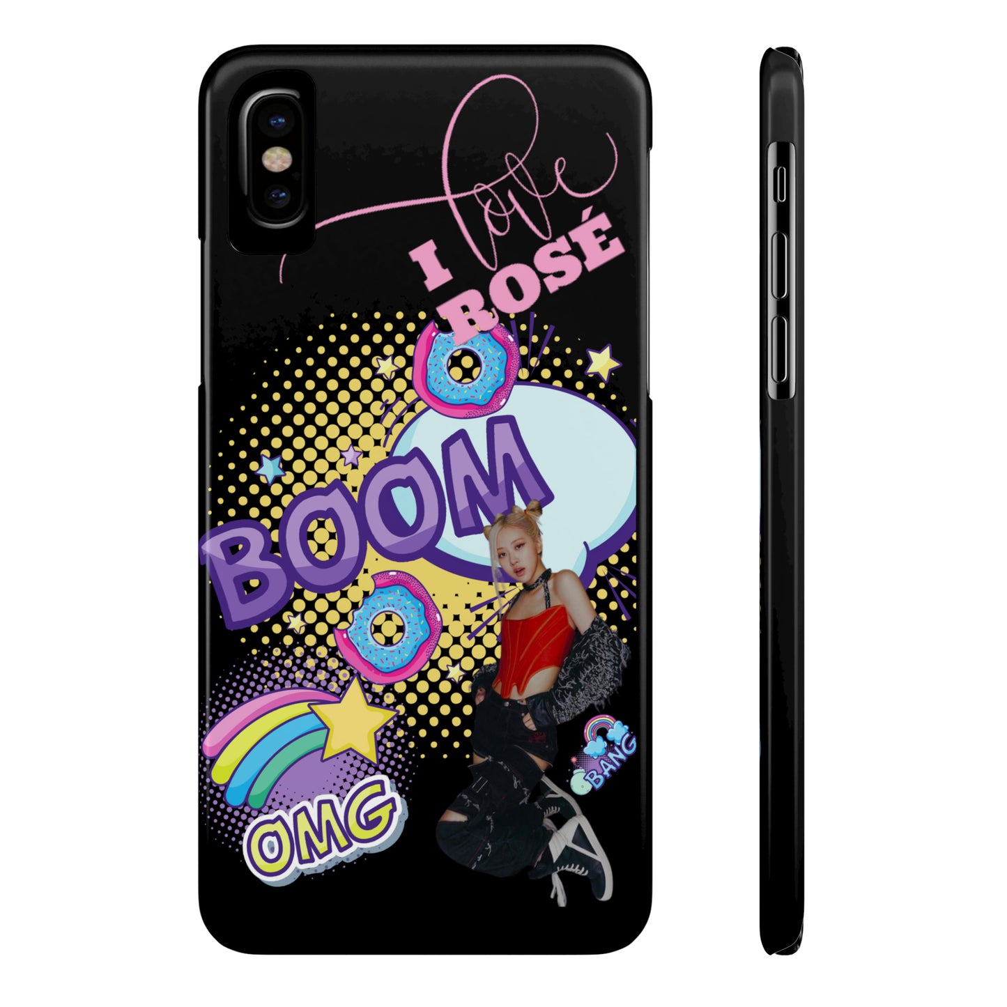 I Love Rosé Slim Phone Cases Kpop Iphone Cover