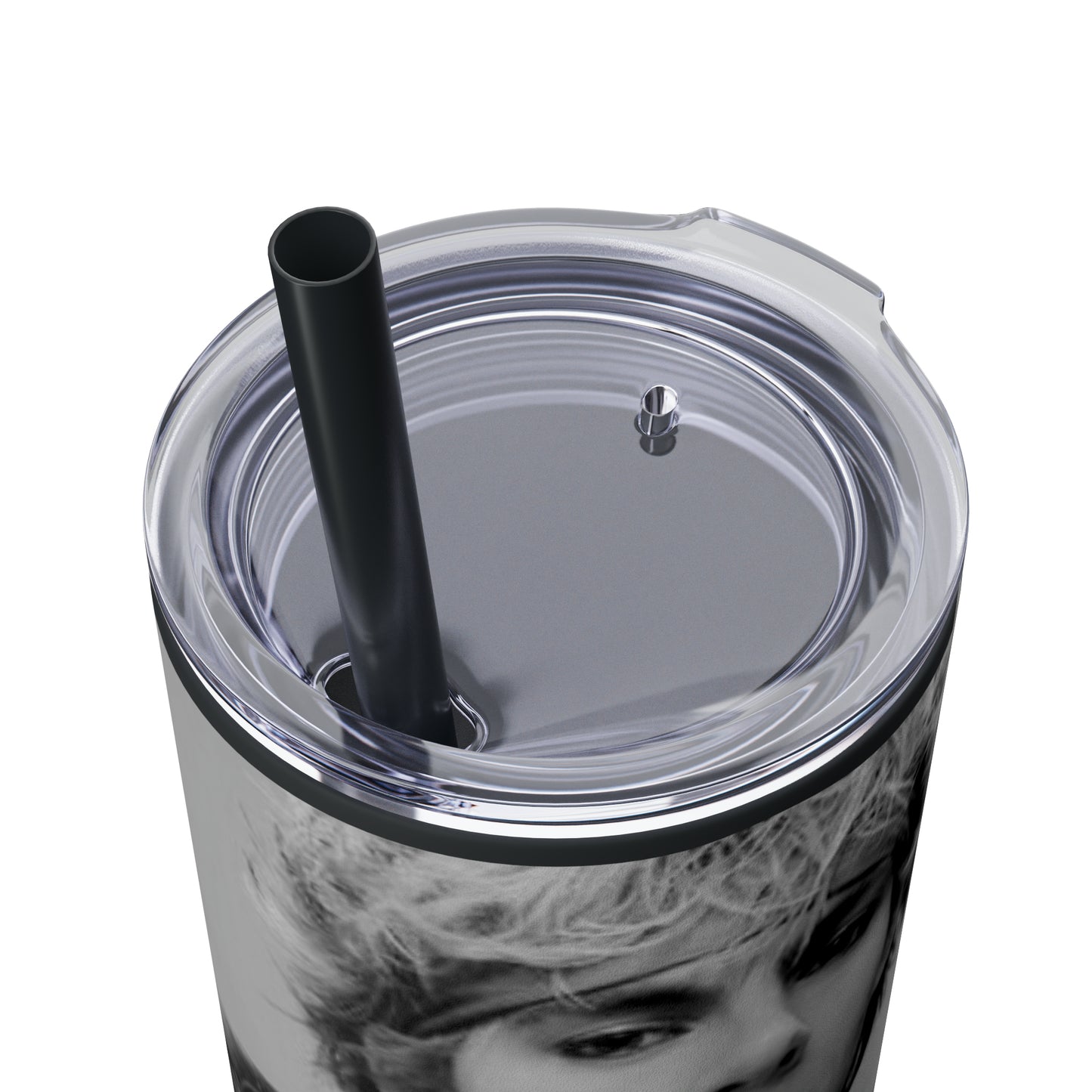 English Rockband Duran-Duran Skinny Tumbler with Straw, 20oz