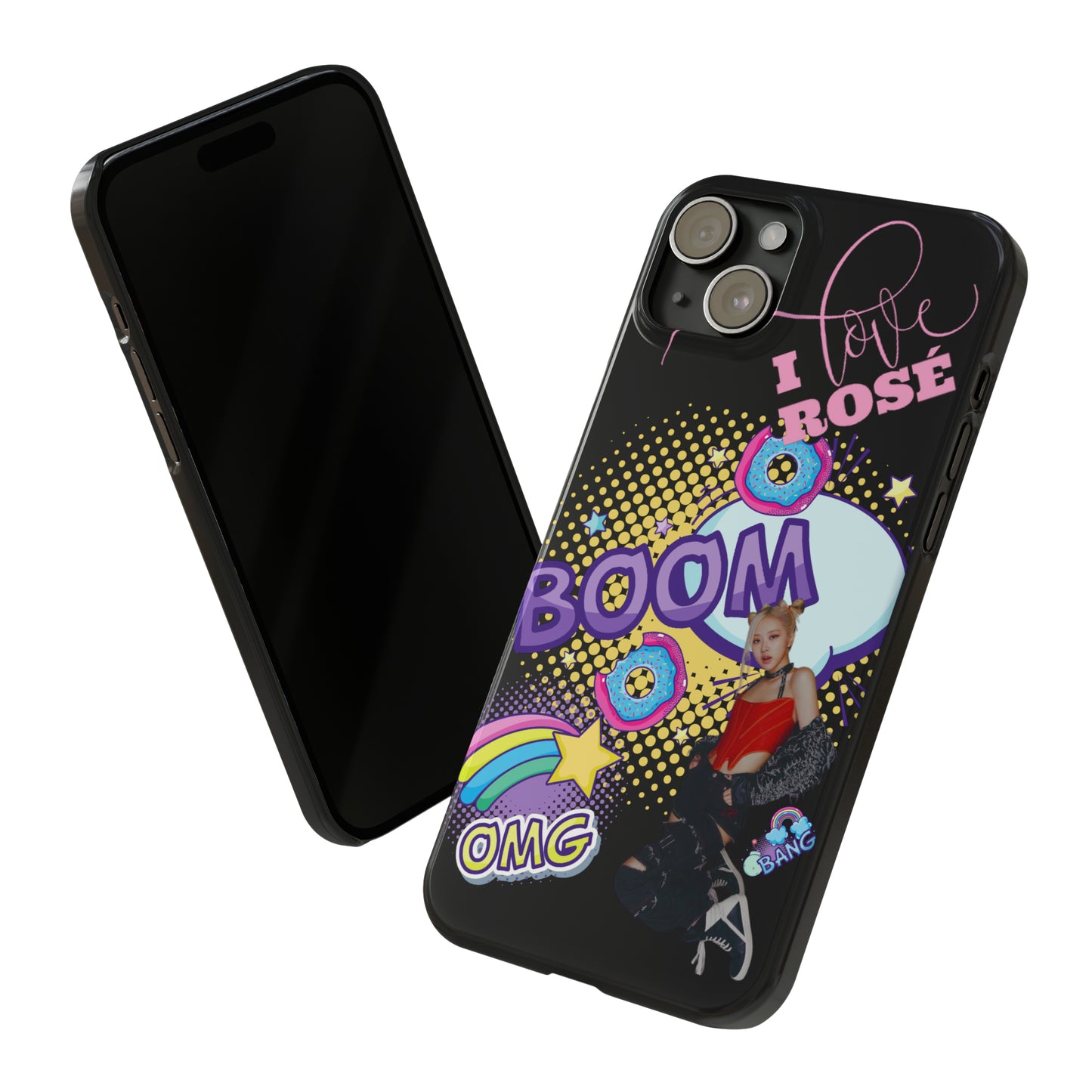 I Love Rosé Slim Phone Cases Kpop Iphone Cover