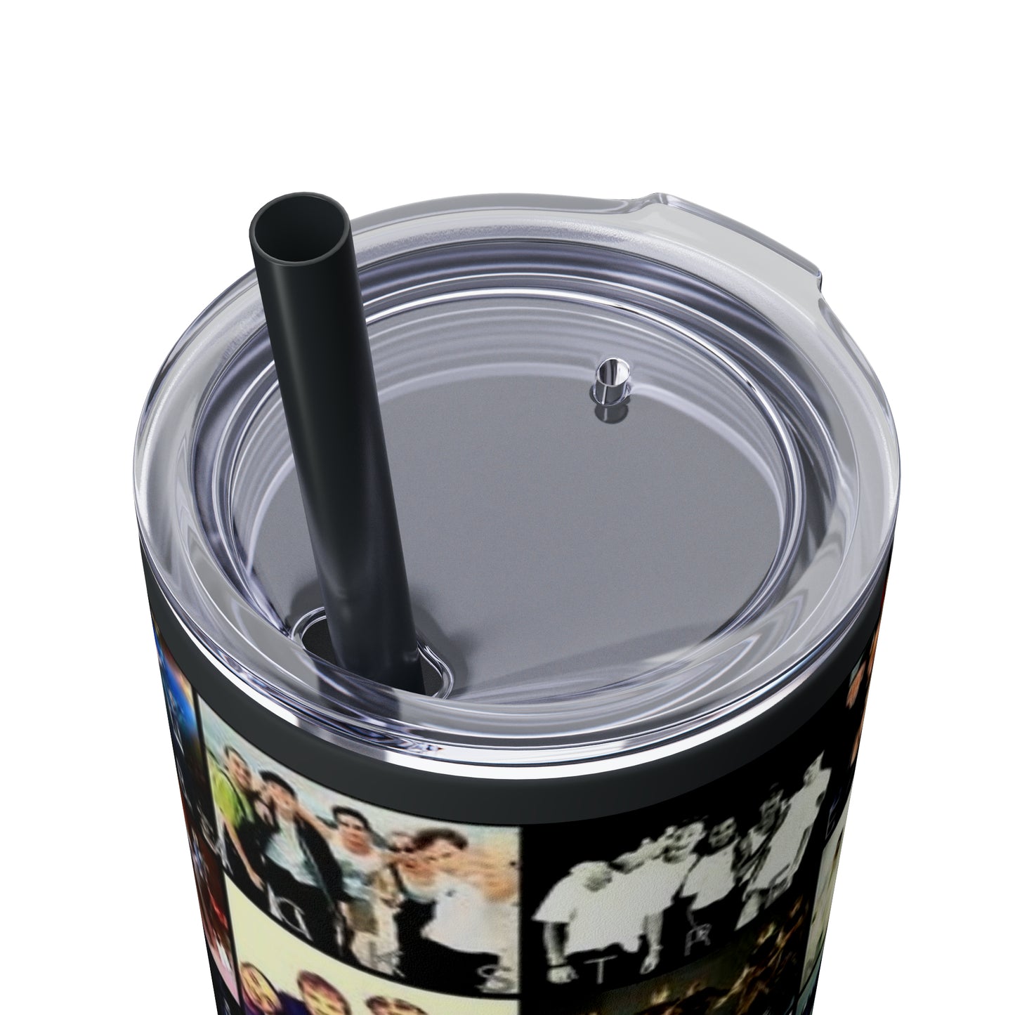 American Boyband Skinny Tumbler with Straw, 20oz