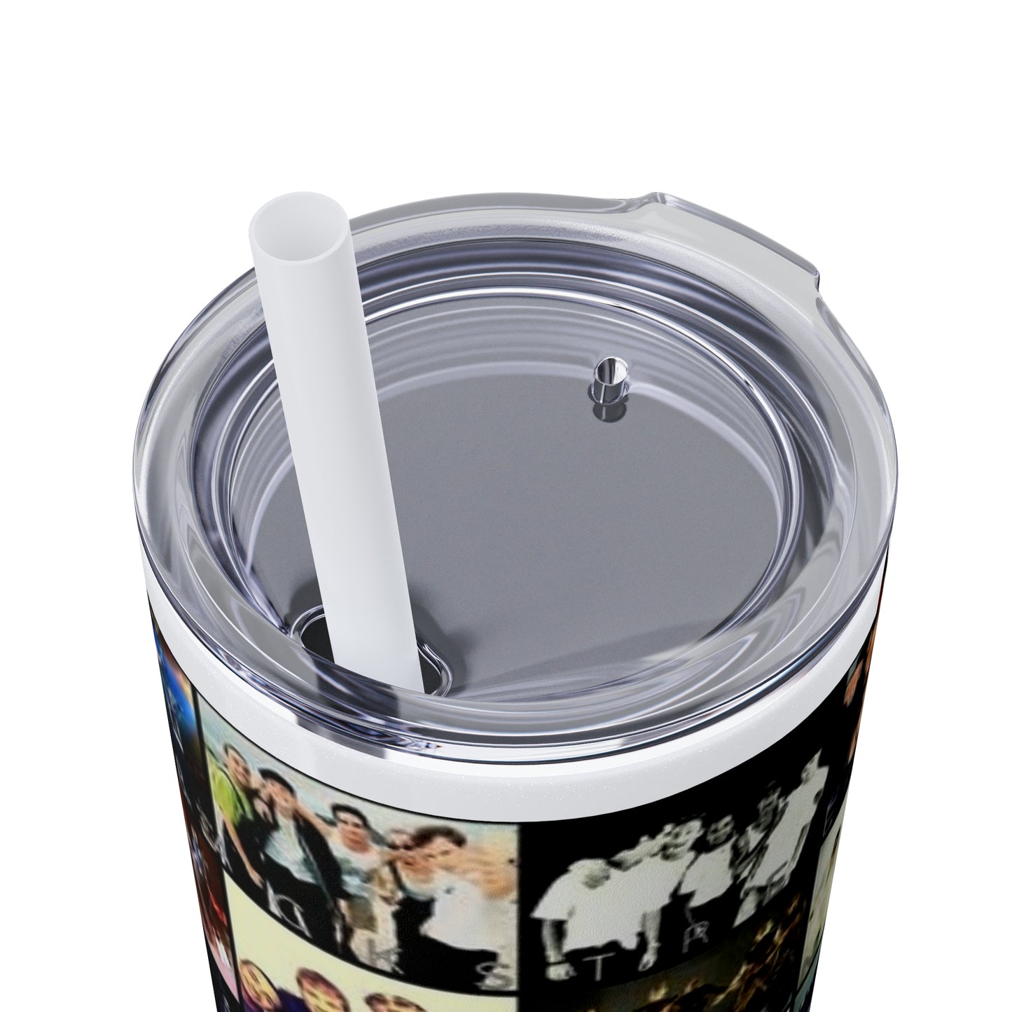 American Boyband Skinny Tumbler with Straw, 20oz