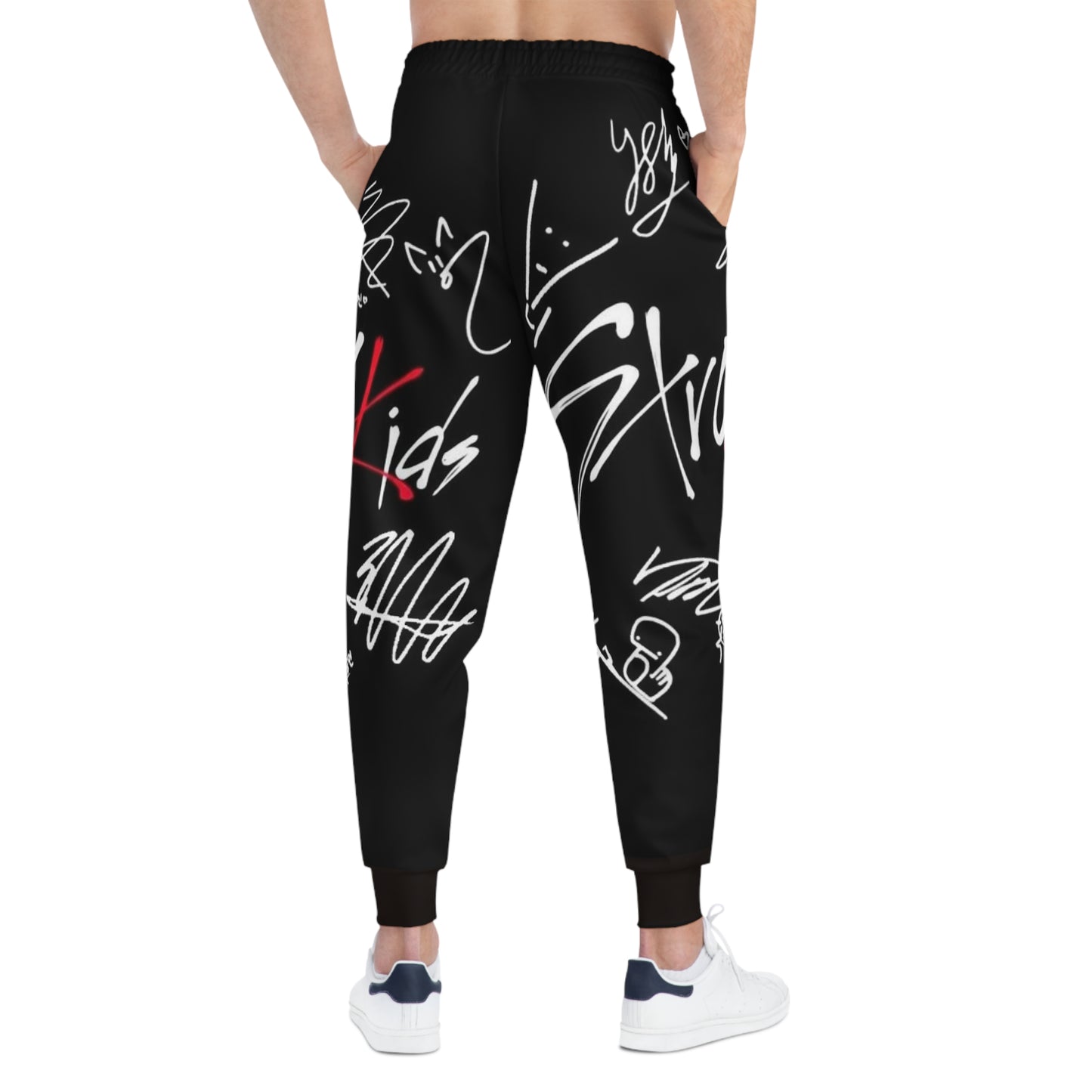 Kpop Boyband Apparel Straykids Unisex  Athletic Joggers (AOP)