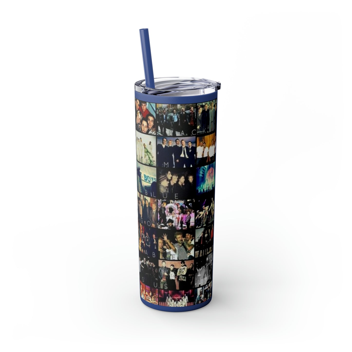 American Boyband Skinny Tumbler with Straw, 20oz