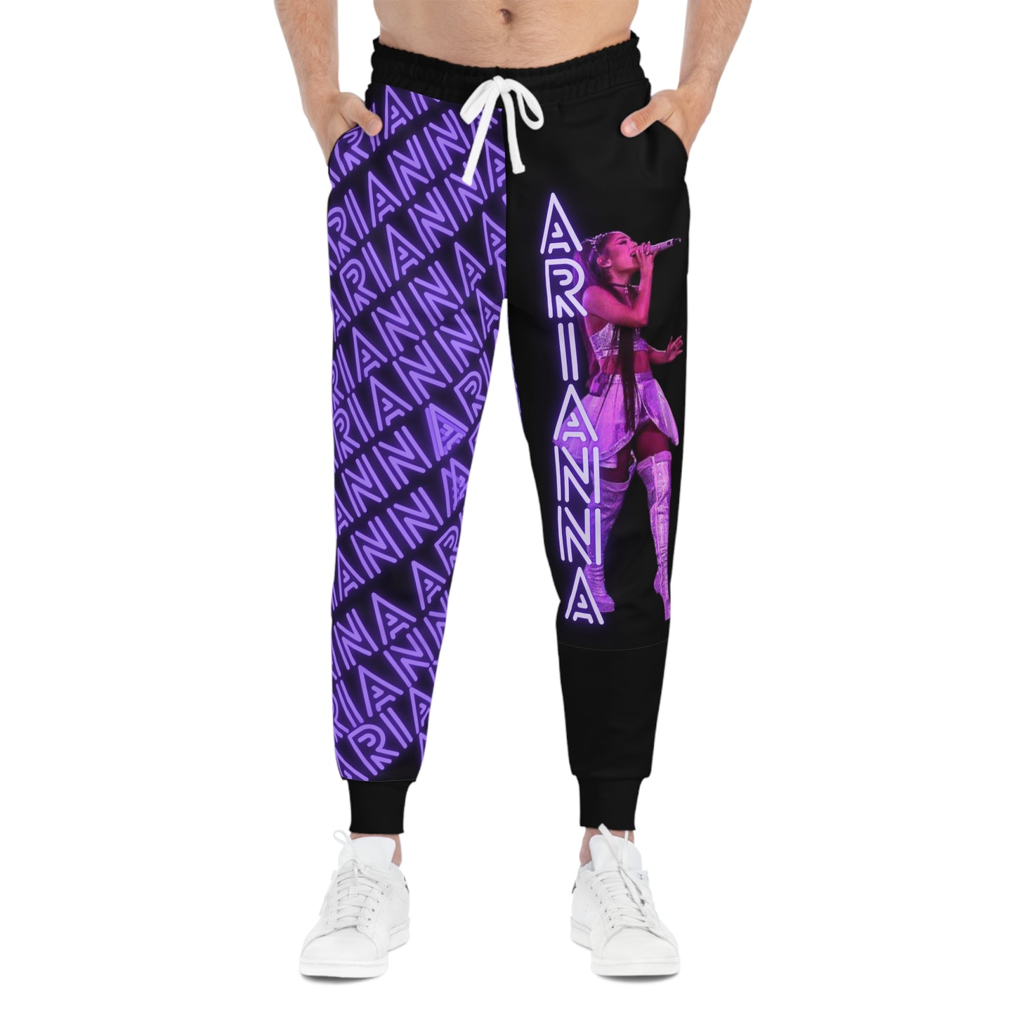 American Singer Ariana Grande Custom Unisex Athletic Joggers (AOP)