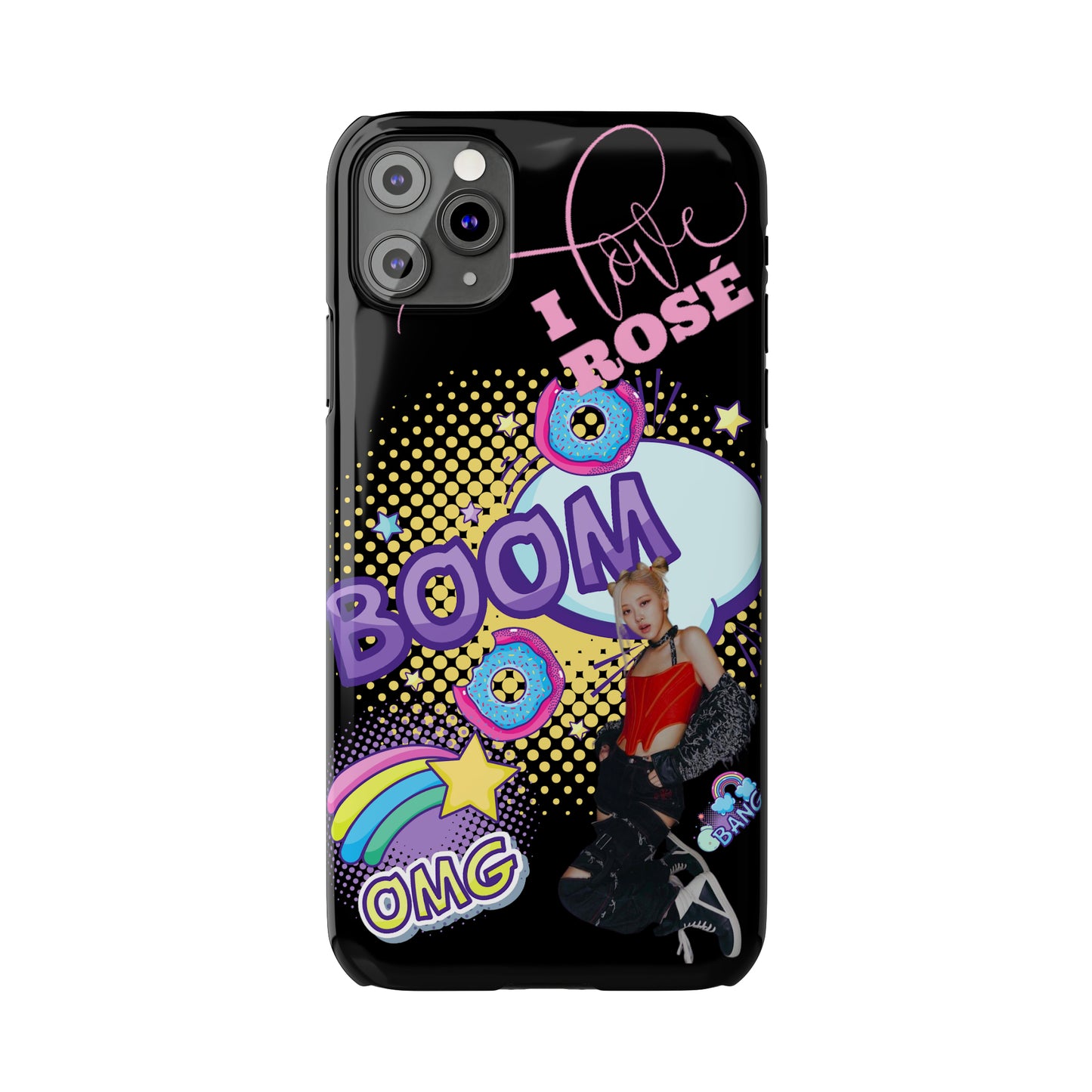 I Love Rosé Slim Phone Cases Kpop Iphone Cover