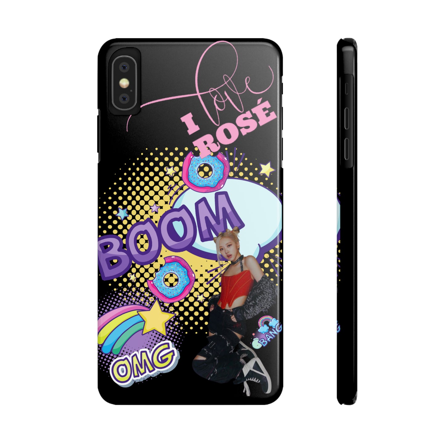 I Love Rosé Slim Phone Cases Kpop Iphone Cover