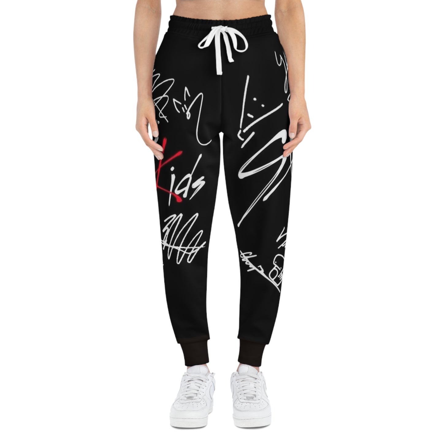 Kpop Boyband Apparel Straykids Unisex  Athletic Joggers (AOP)