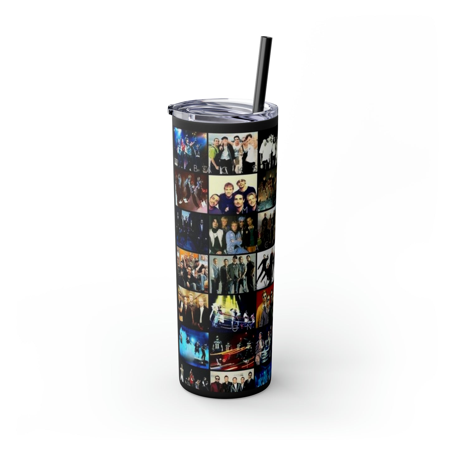 American Boyband Skinny Tumbler with Straw, 20oz