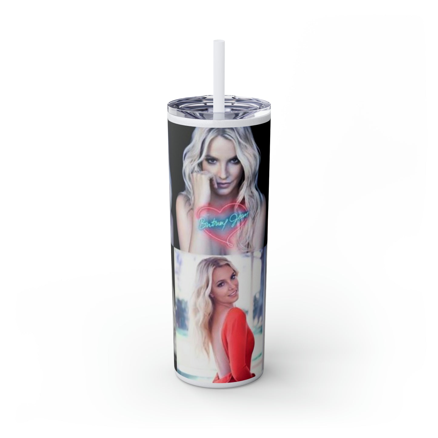 American PopStar Britney Spears Skinny Tumbler 20oz