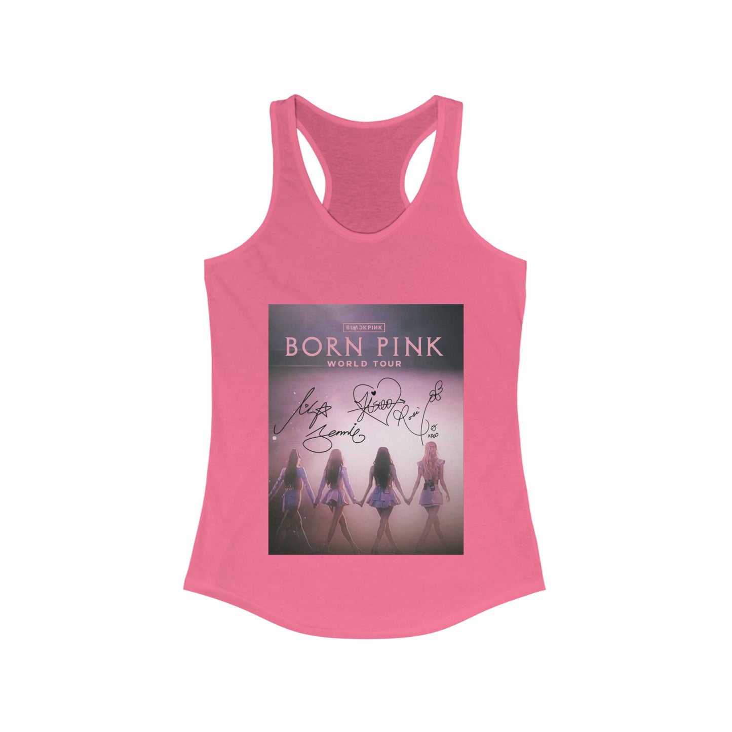 Kpop Girlband Merch Blinks Women's Ideal Racerback Tank