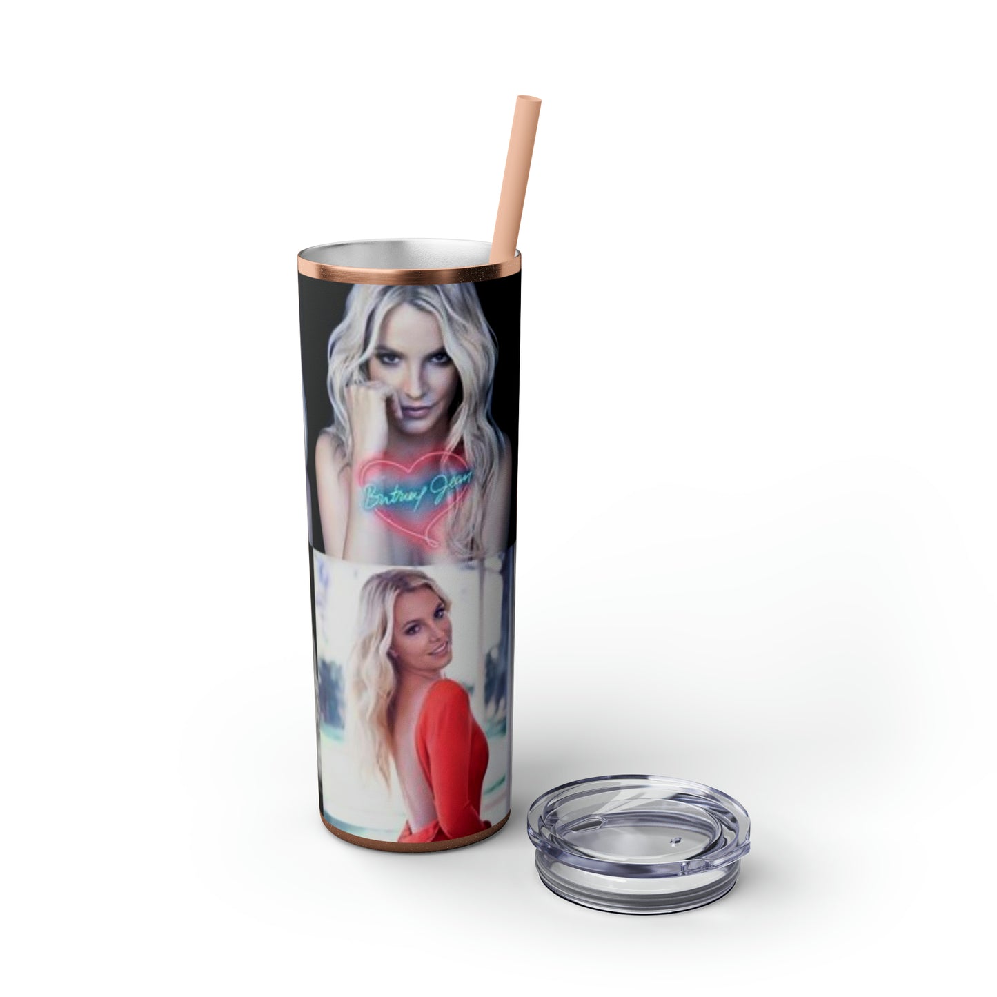 American PopStar Britney Spears Skinny Tumbler 20oz