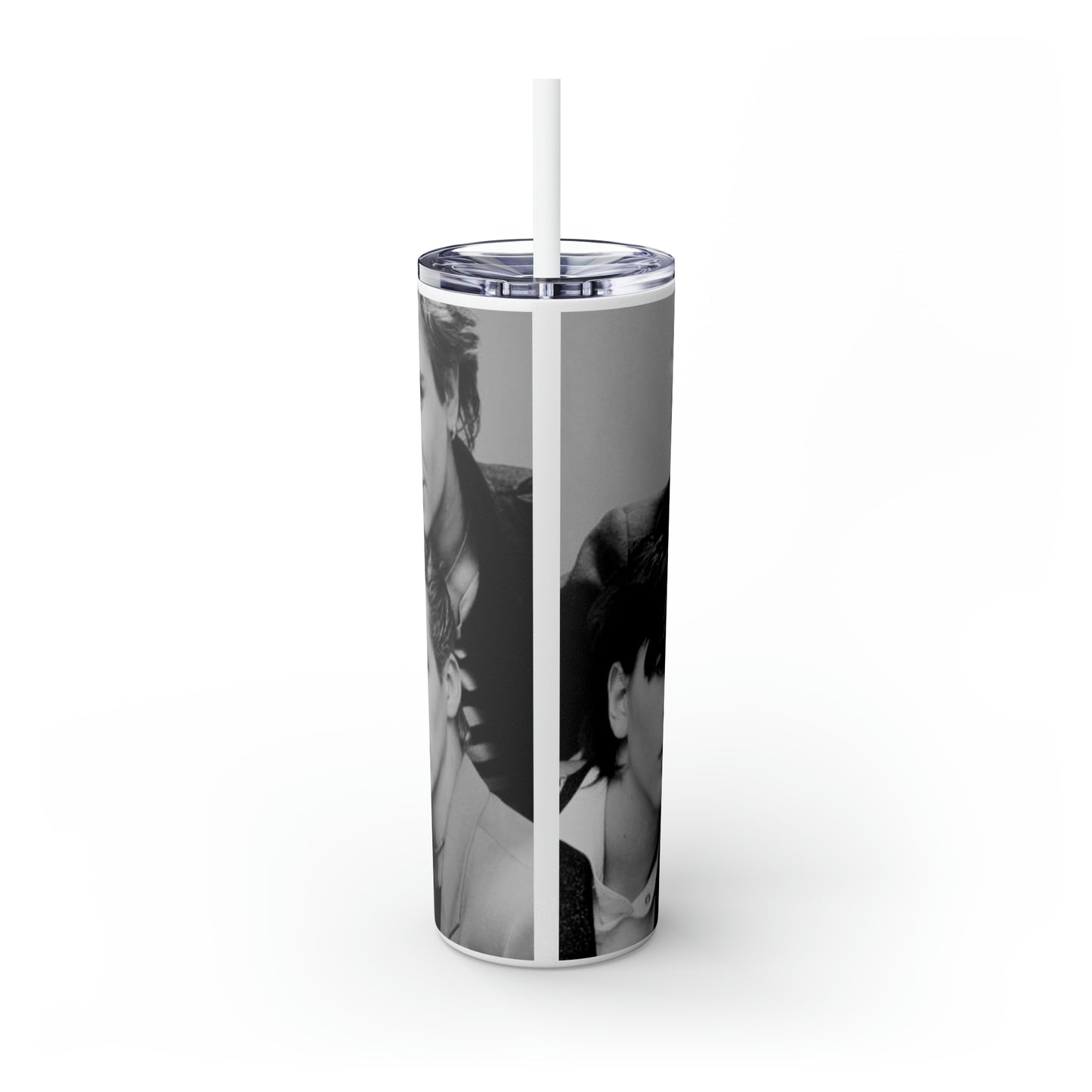 English Rockband Duran-Duran Skinny Tumbler with Straw, 20oz