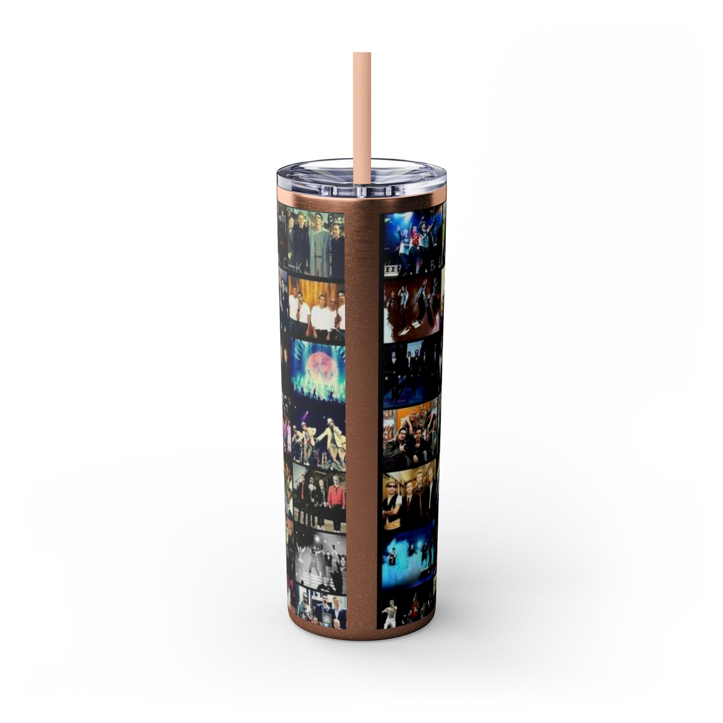 American Boyband Skinny Tumbler with Straw, 20oz