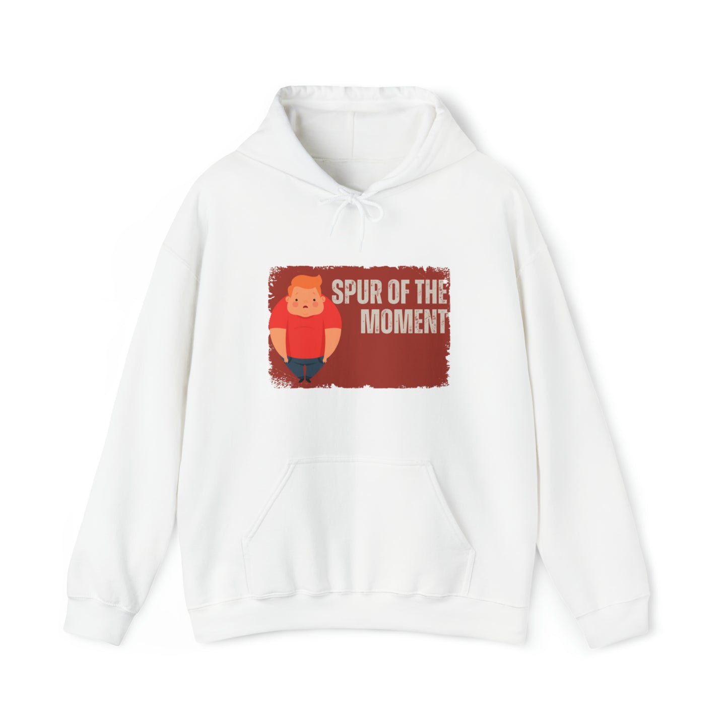 Graphic Funny Statement Spur of the Moment Unisex Heavy Blend™ Hooded Sweatshirt