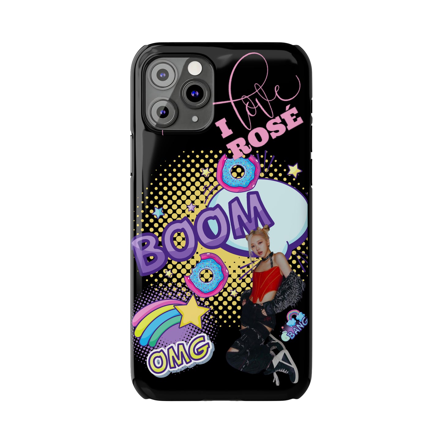 I Love Rosé Slim Phone Cases Kpop Iphone Cover