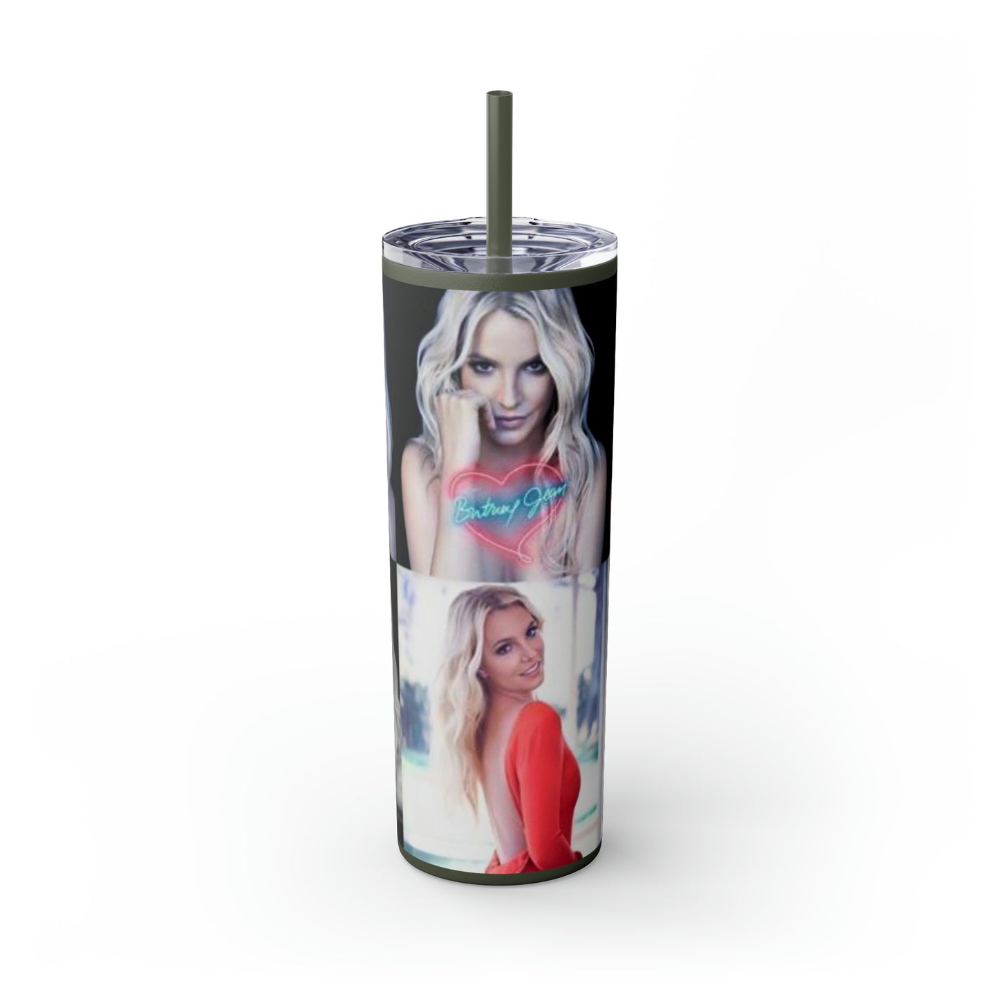 American PopStar Britney Spears Skinny Tumbler 20oz