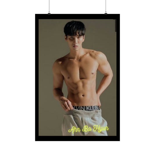 Korean Actor Ah Bo Hyun Matte Vertical Posters